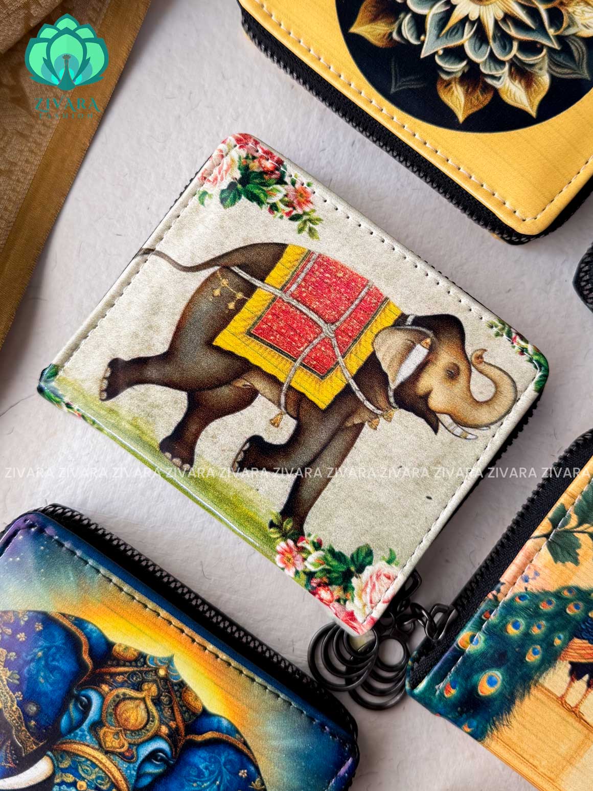 1 PIECE RANDOM FESTIVE PRINT  NAVARATRI RETURN GIFT WALLET   - ZIVARA FASHION