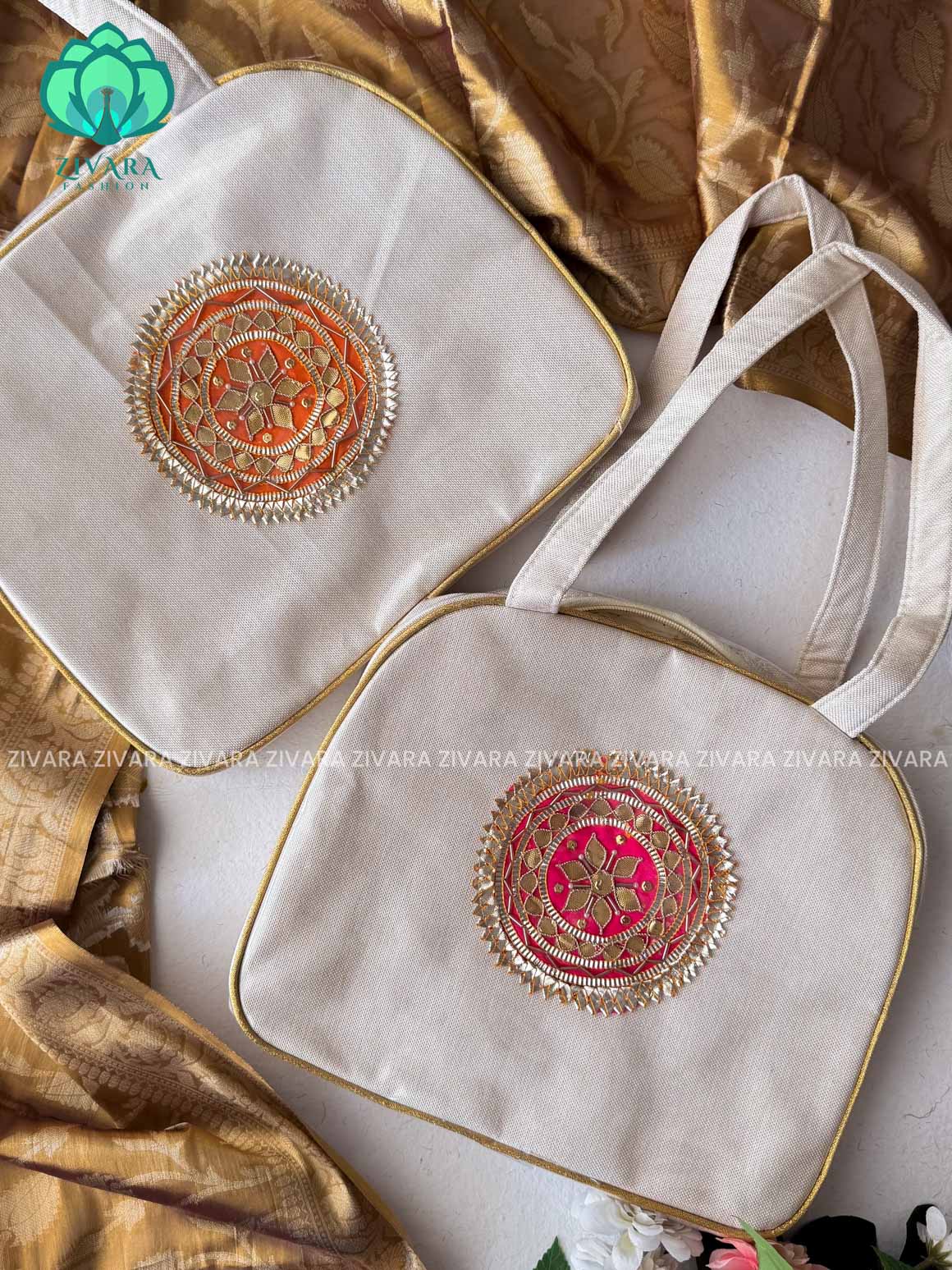 1 PIECE RANDOM COLOUR FESTIVE   NAVARATRI RETURN GIFT HAND BAG   - ZIVARA FASHION