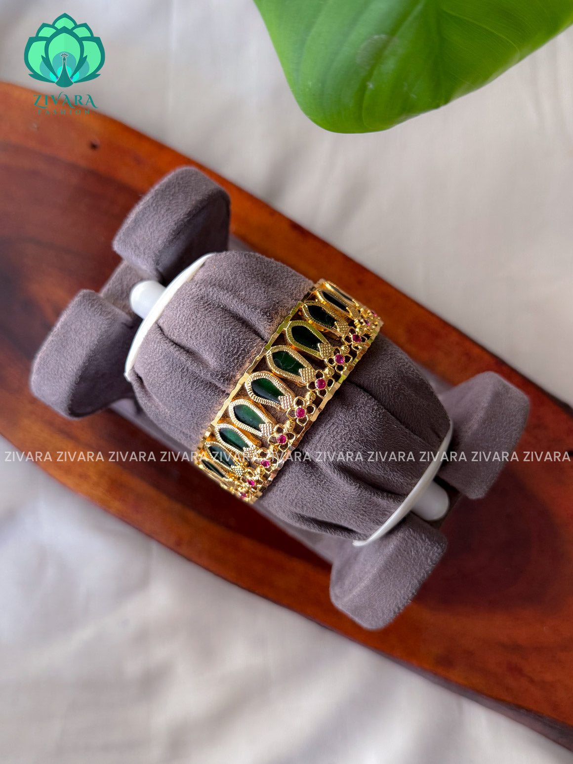 1 PIECE PALAKKA GOLD POLISH BANGLES - Premium quality daily use bangles - Zivara fashion