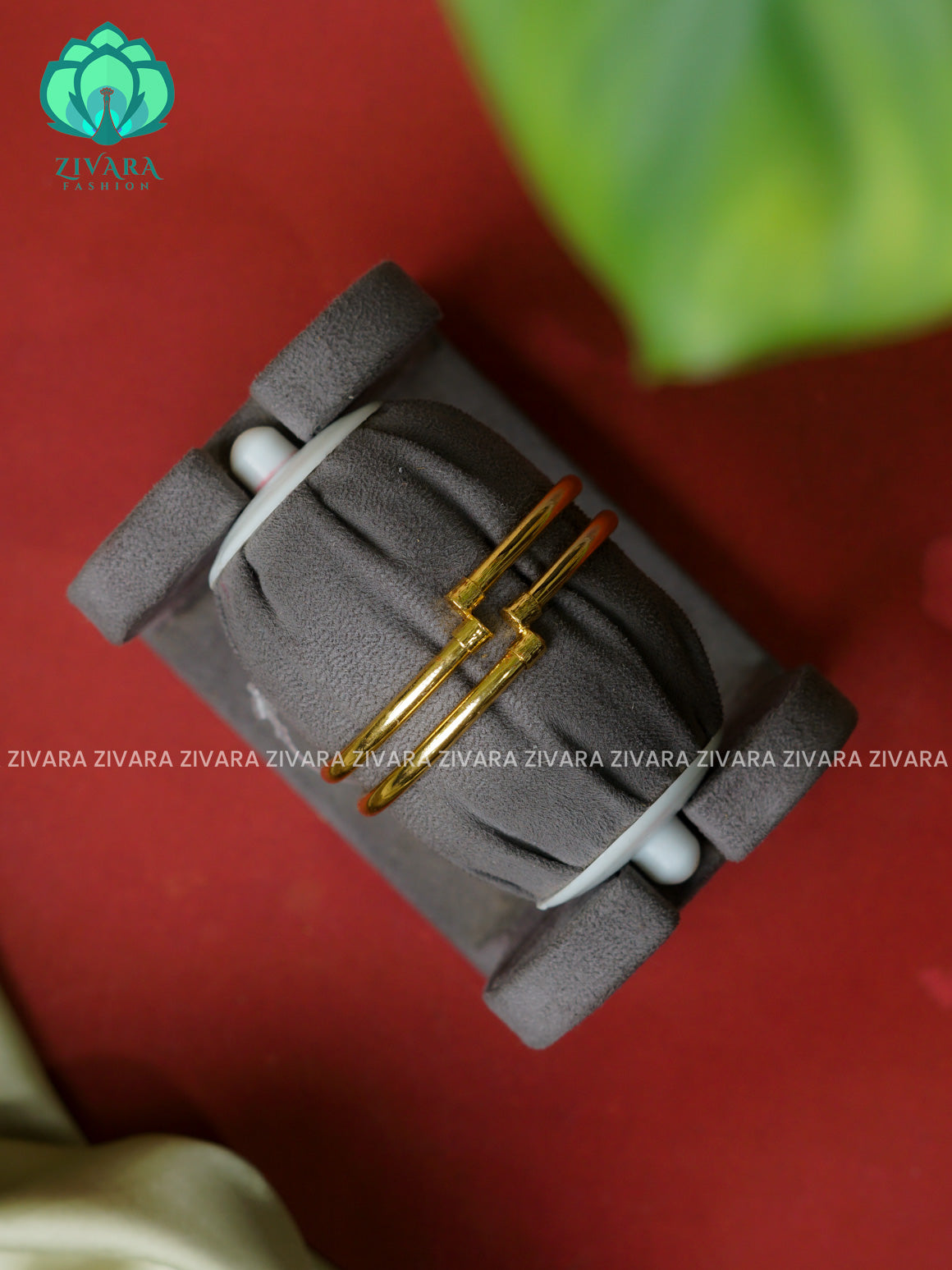 2 piece gold polish - Premium quality daily use bangles - Zivara fashion