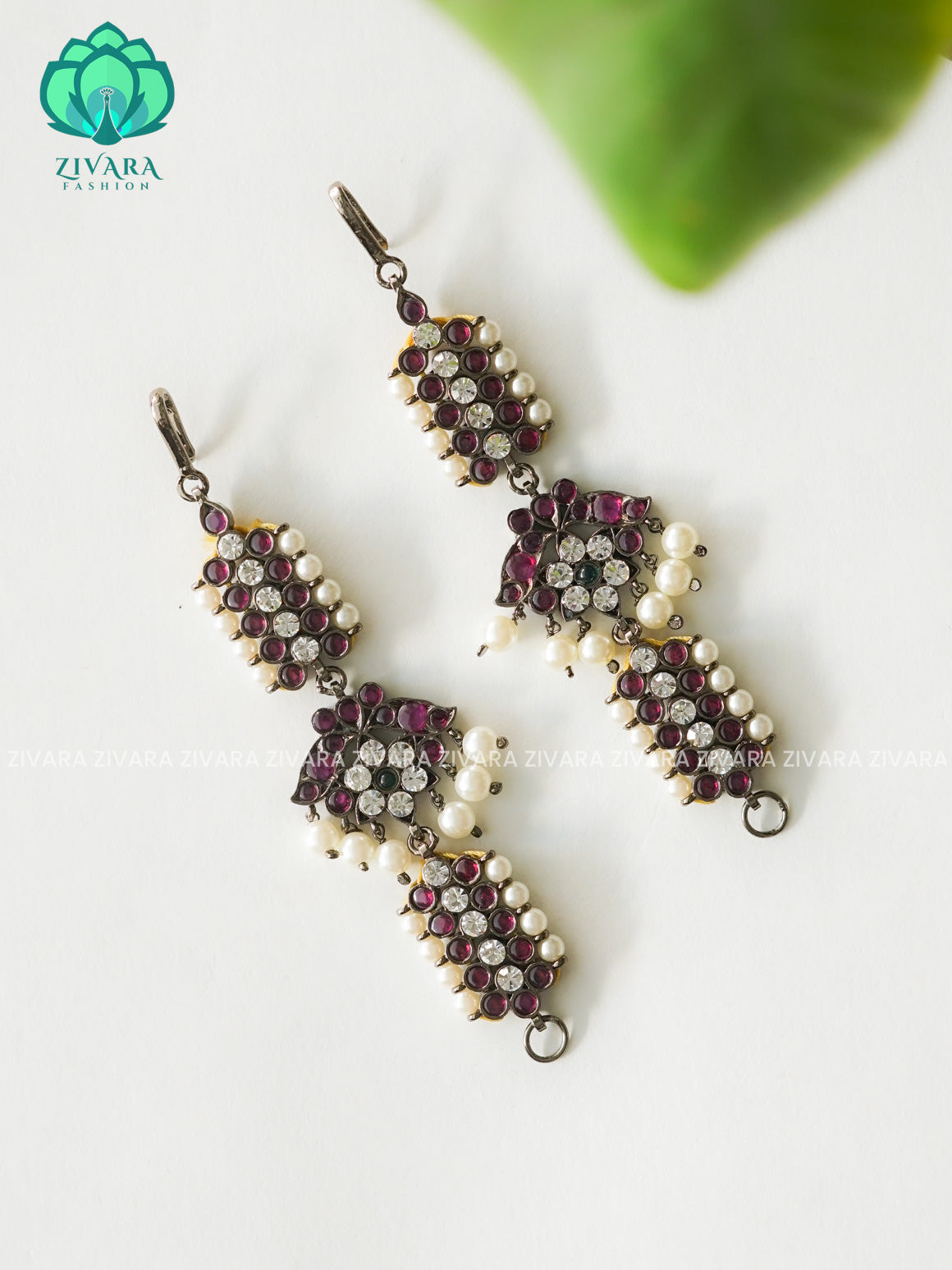 MATHANGI- MAATAL- REAL KEMP BHARATHANATYAM DANCE PREMIUM JEWELLERY (PREORDER WITH 3 TO 10 DAYS DISPATCH TIME)