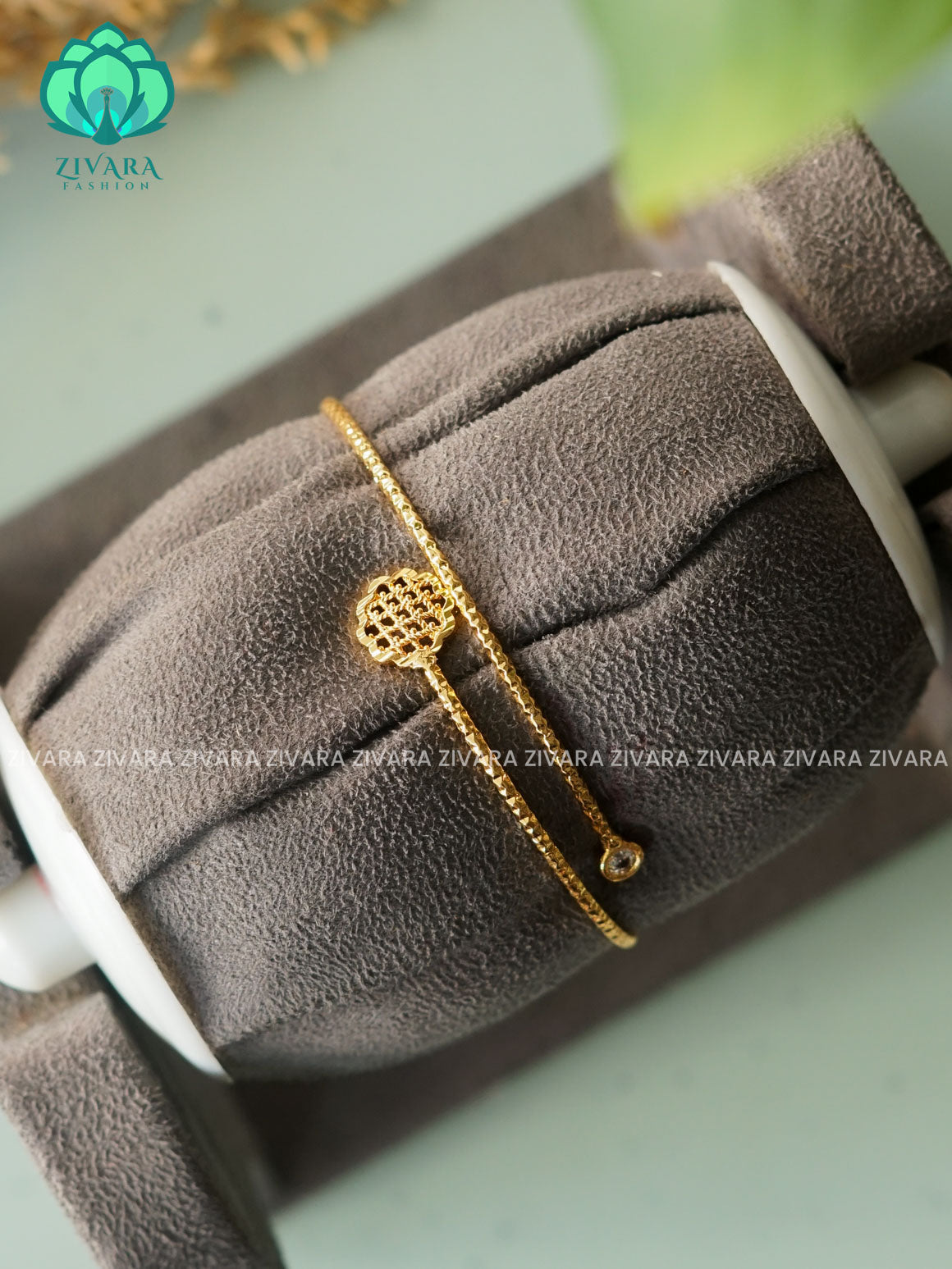 1 piece free size KADA -Premium gold finish kada bangle- latest jewellery collection- Zivara Fashion