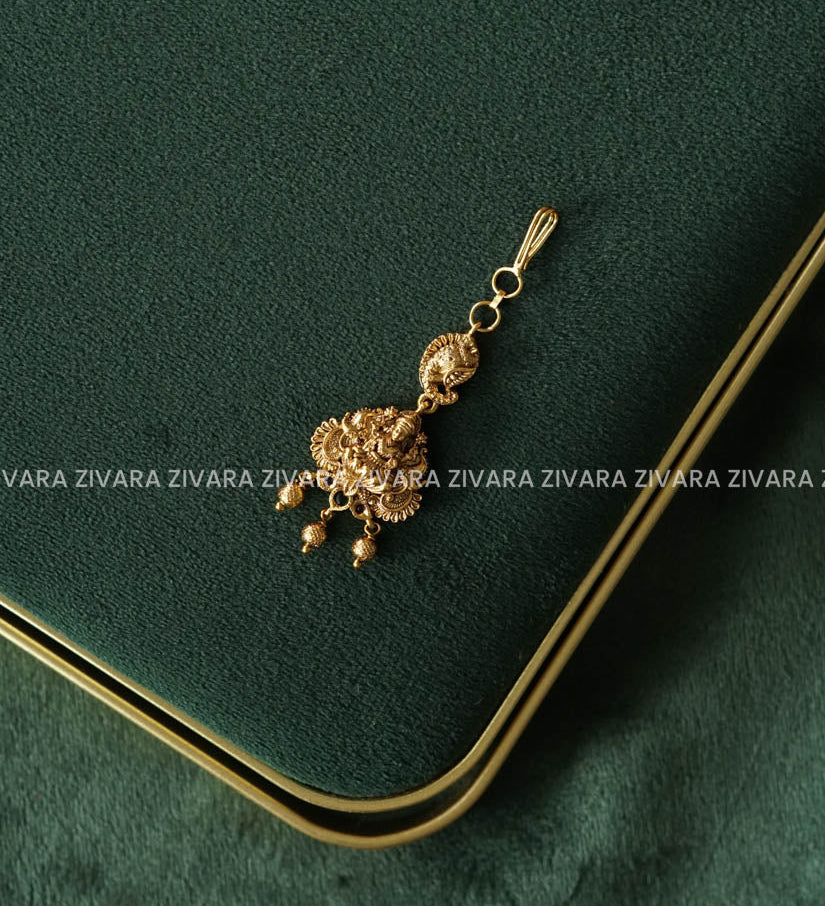 VINTAGE TIKKA/CHUTTI -  bridal head accessory- latest bridal collection - Zivara fashion