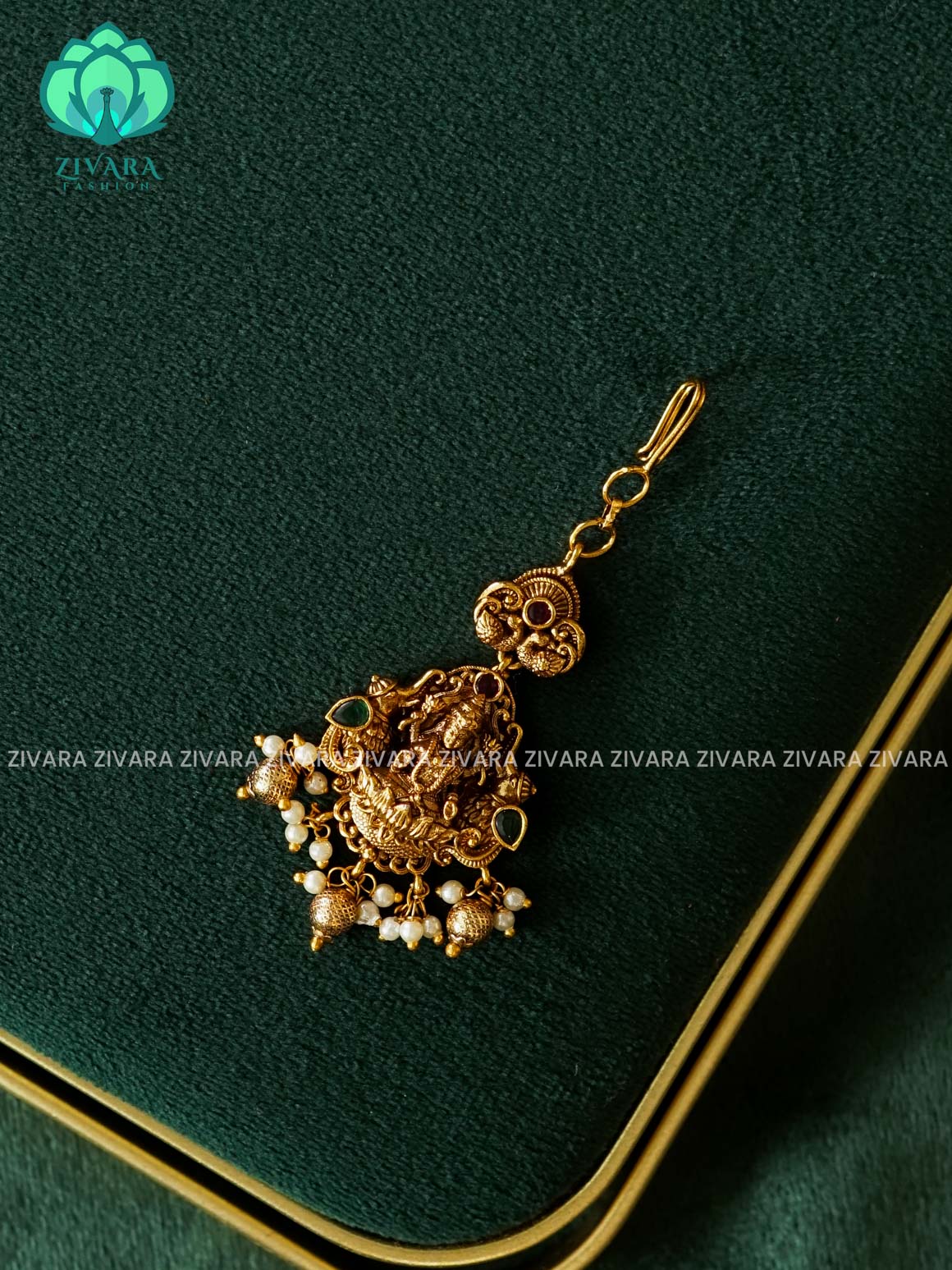 VINTAGE TIKKA/CHUTTI -  bridal head accessory- latest bridal collection - Zivara fashion