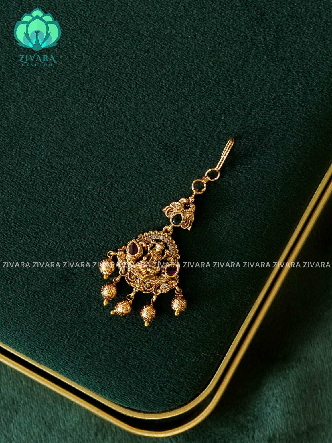 VINTAGE TIKKA/CHUTTI -  bridal head accessory- latest bridal collection - Zivara fashion