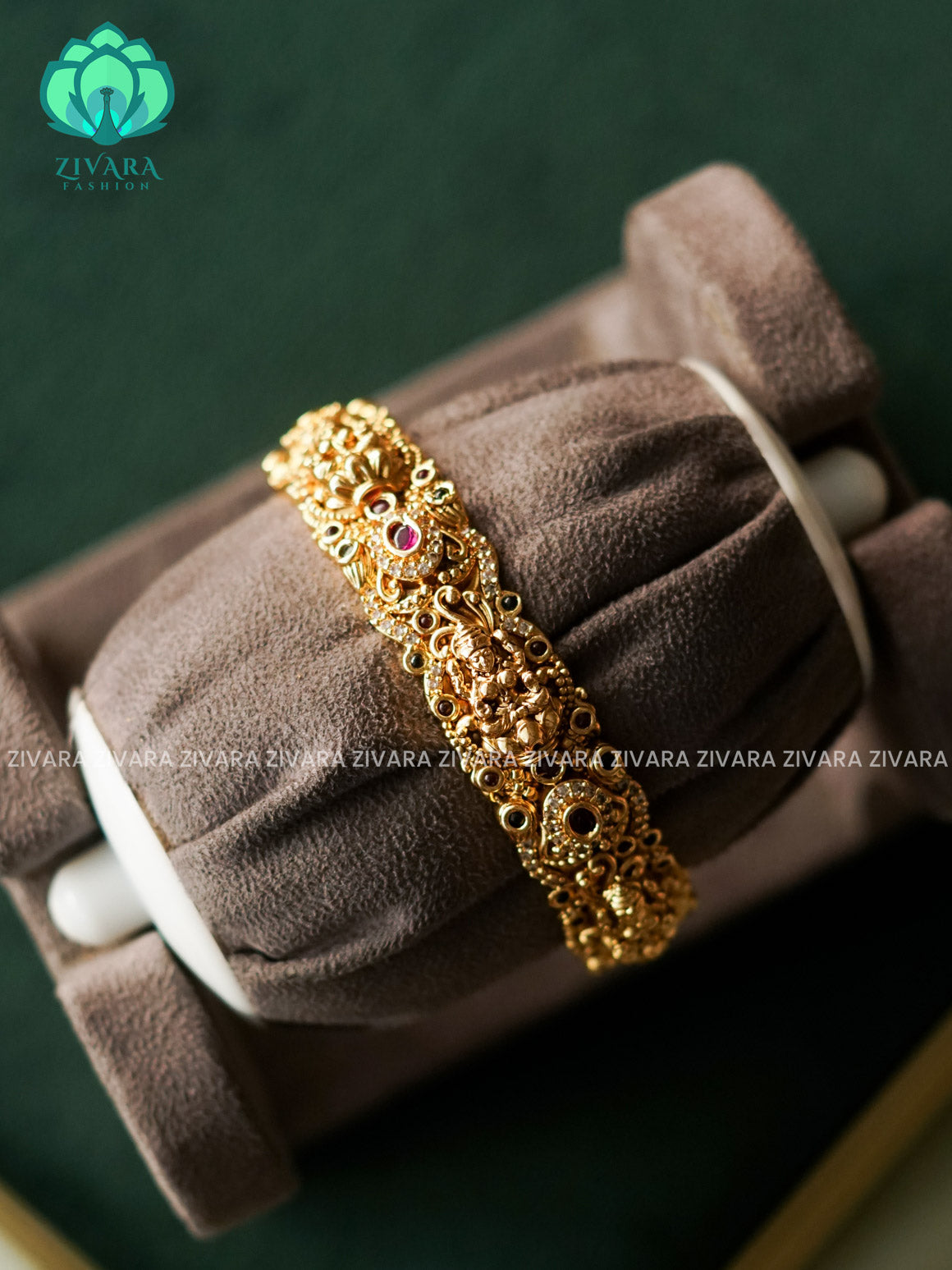 1 PIECE TEMPLE SCREW TYPE  BANGLES - latest bangles design-ZIVARA FASHION