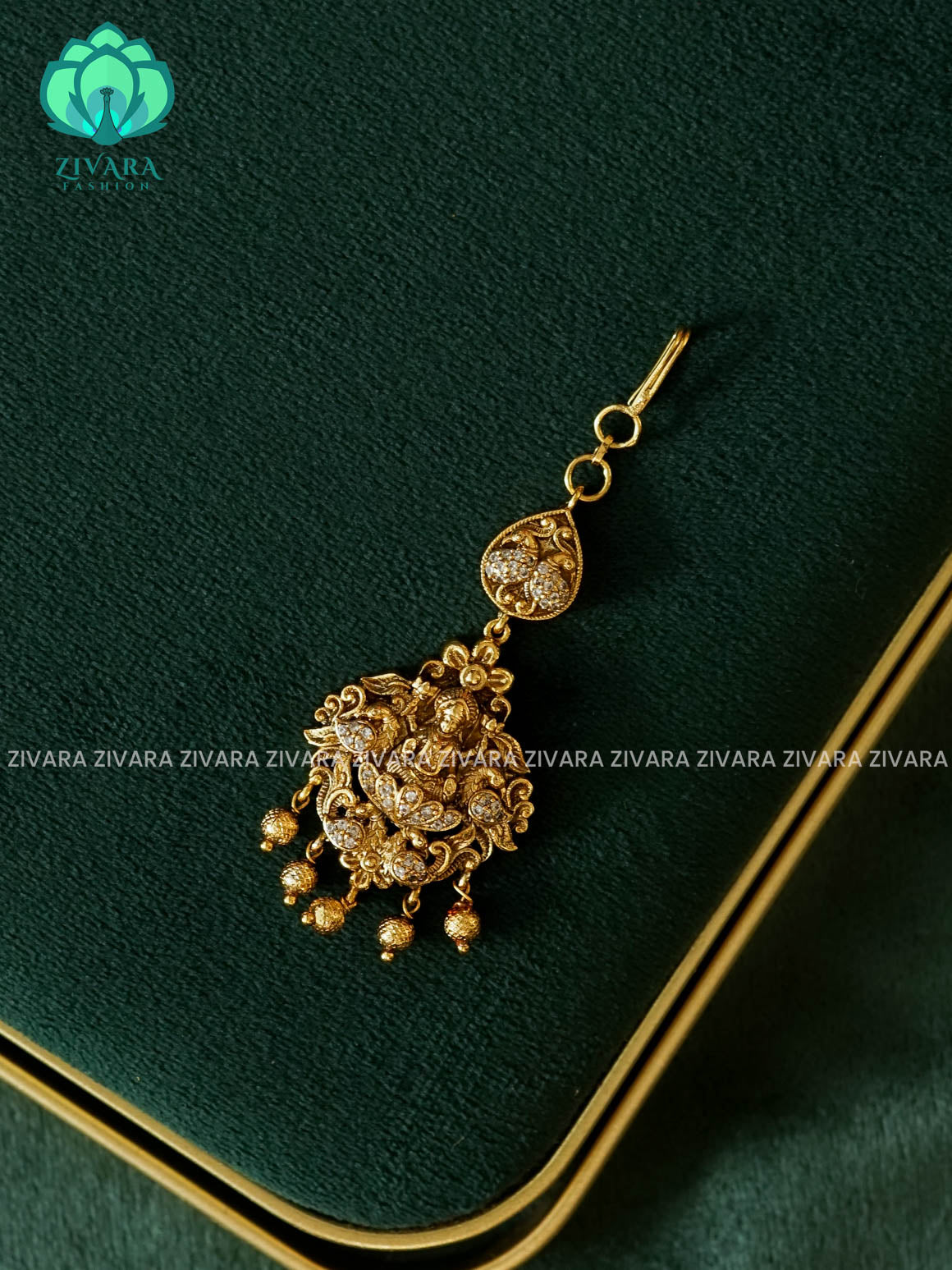 VINTAGE TIKKA/CHUTTI -  bridal head accessory- latest bridal collection - Zivara fashion