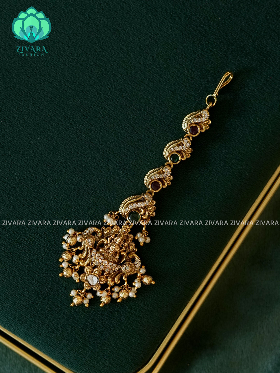 VINTAGE TIKKA/CHUTTI -  bridal head accessory- latest bridal collection - Zivara fashion