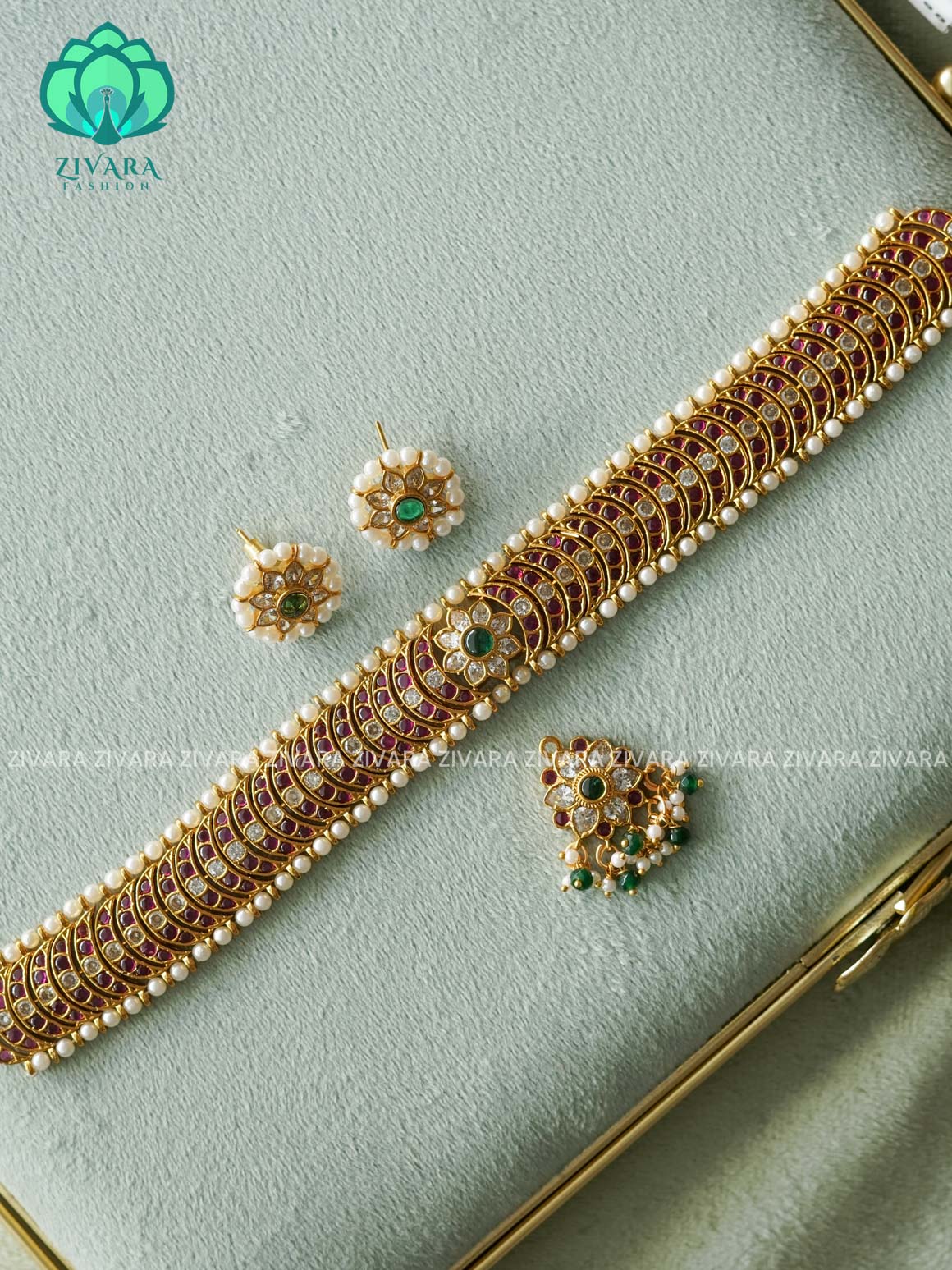 Trending SIMPLE CHOKER With Removable Pendant - Premium finish- Zivara Fashion