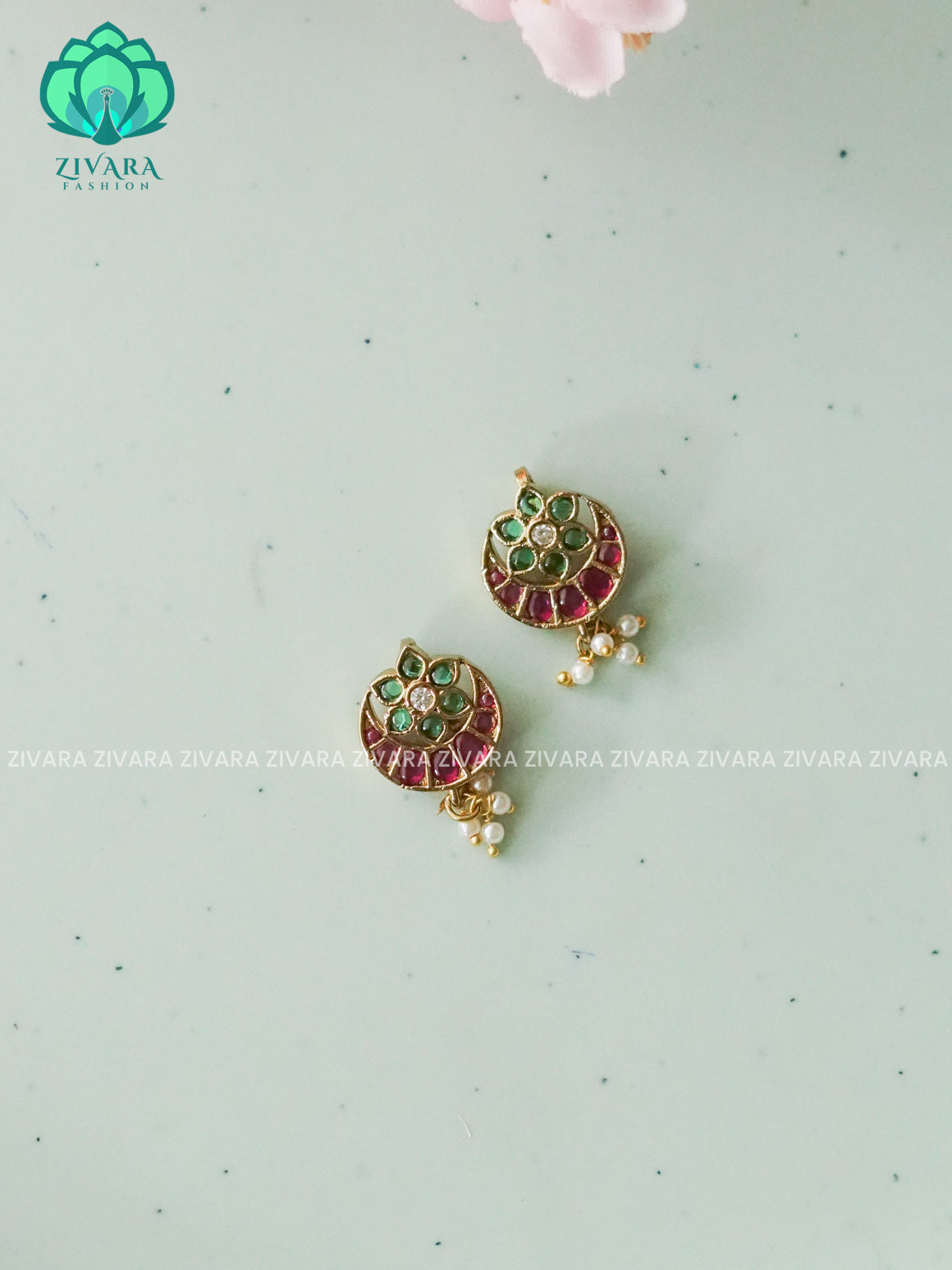 RUBY AND GREEN  BUGADIS  - latest jewellery collection- zivara fashion