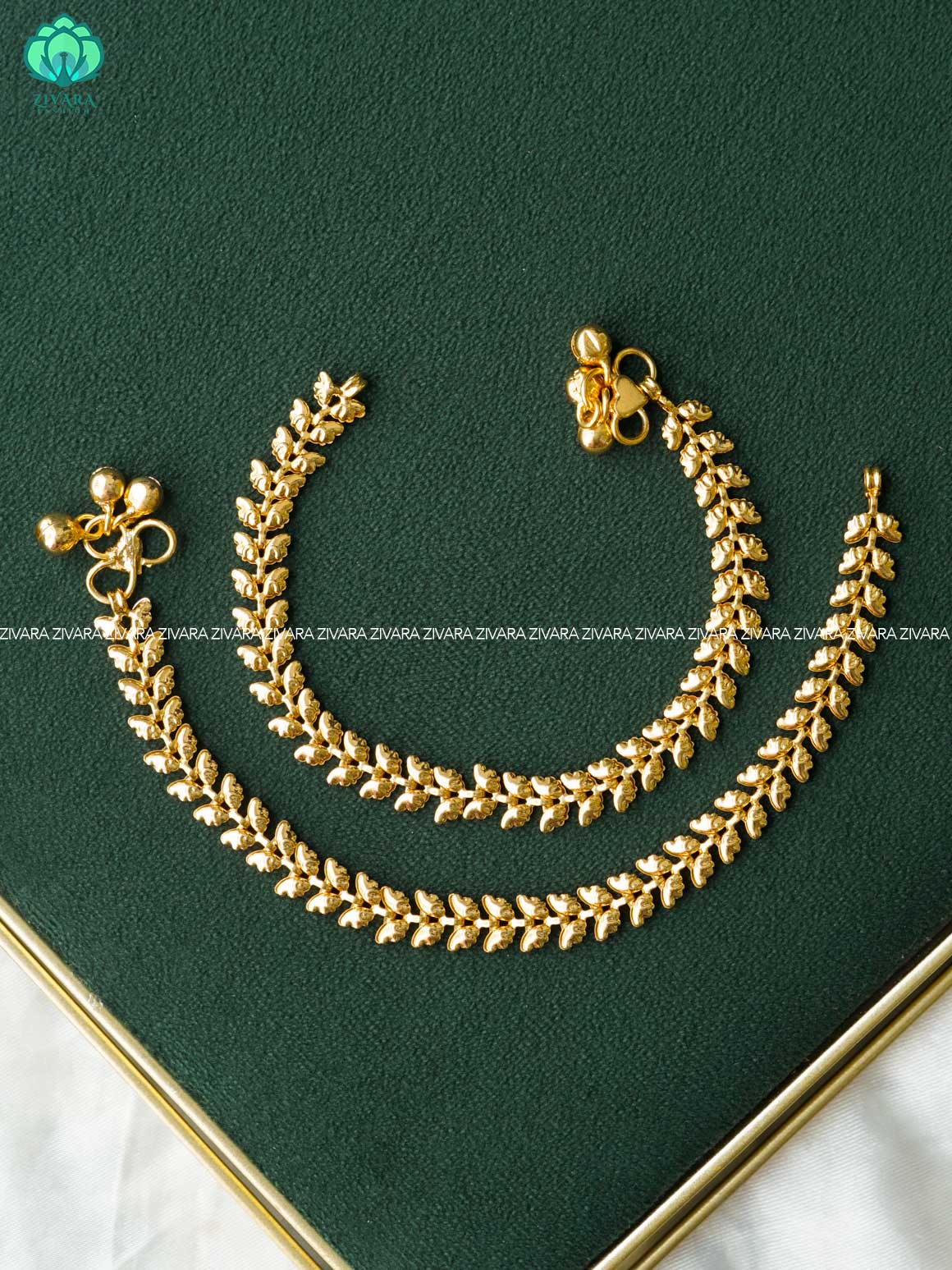 Trending 7.5  inch anklets for kids - latest jewellery- ZIVARA FASHION