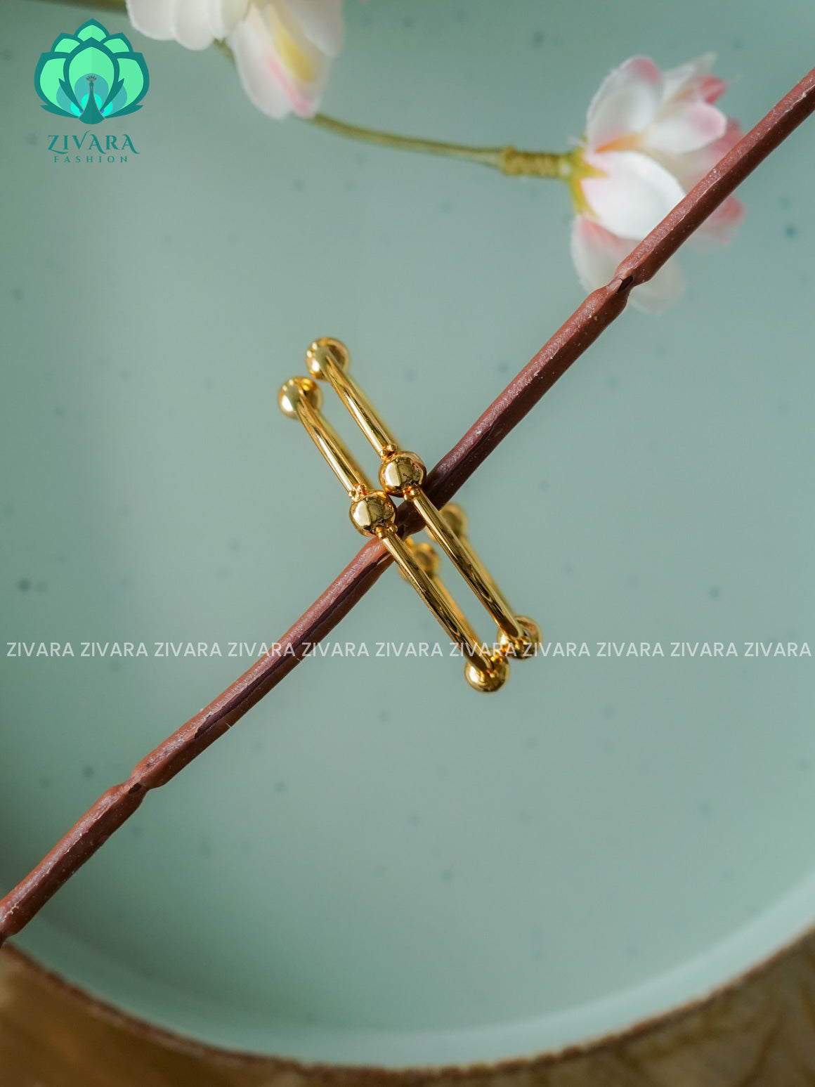 2 PIECE GOLD LOOK ALIKE KIDS EXCLUSIVE BANGLES  -ZIVARA FASHION