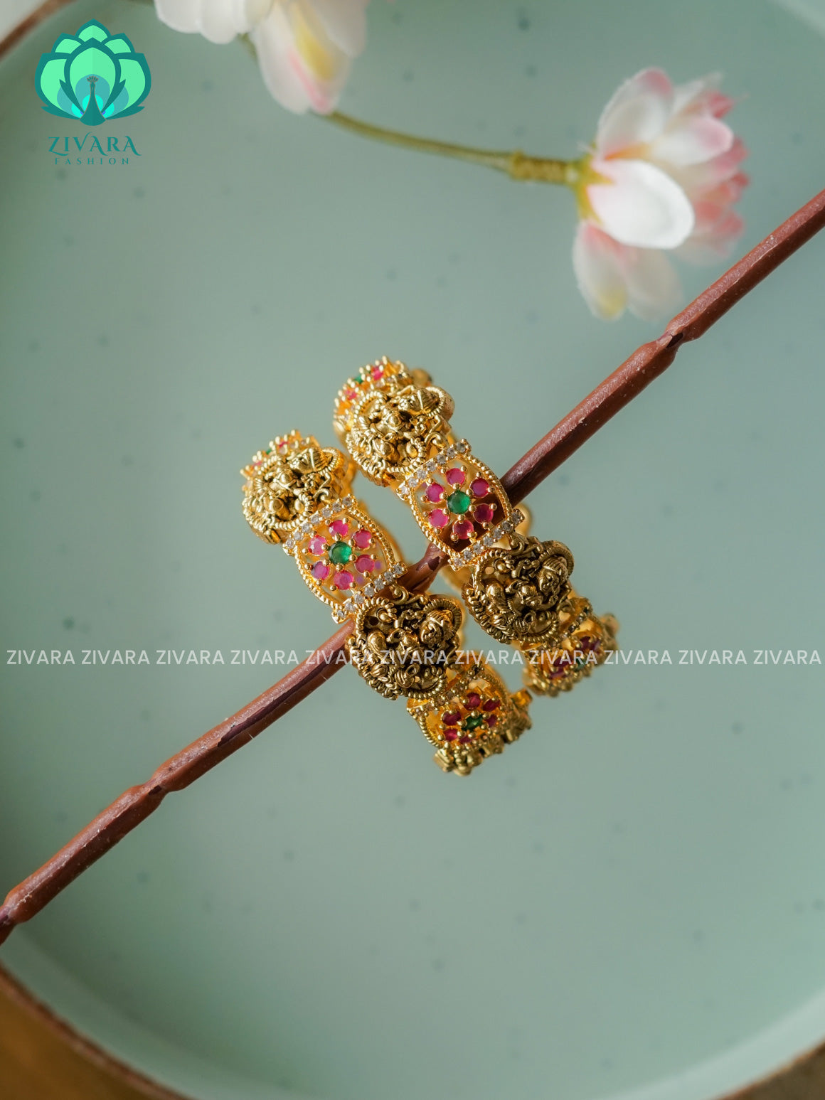 2 PIECE TEMPLE KIDS EXCLUSIVE BANGLES - ZIVARA FASHION