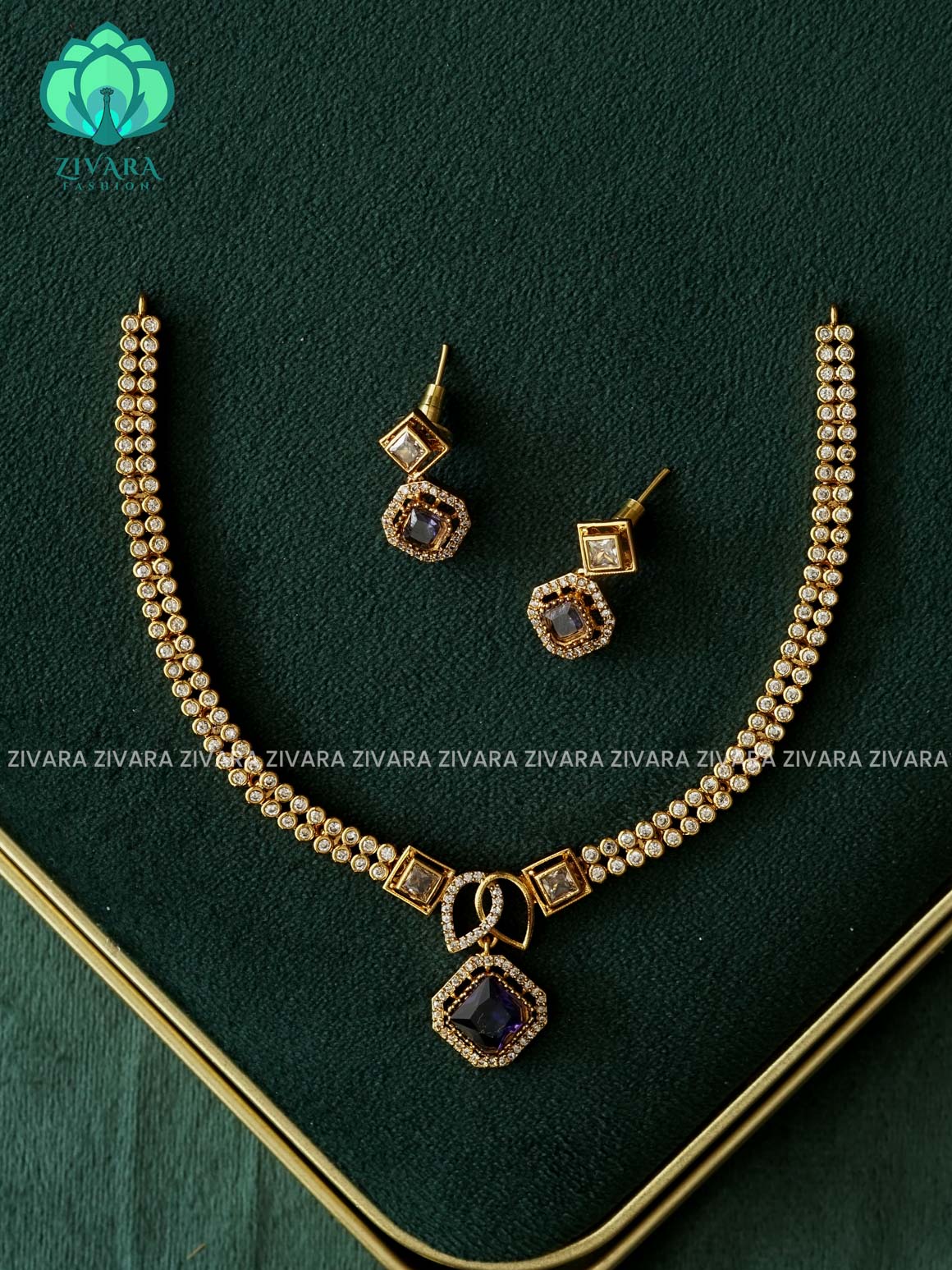 PURPLE- stylish and minimal elegant neckwear- Zivara Fashion