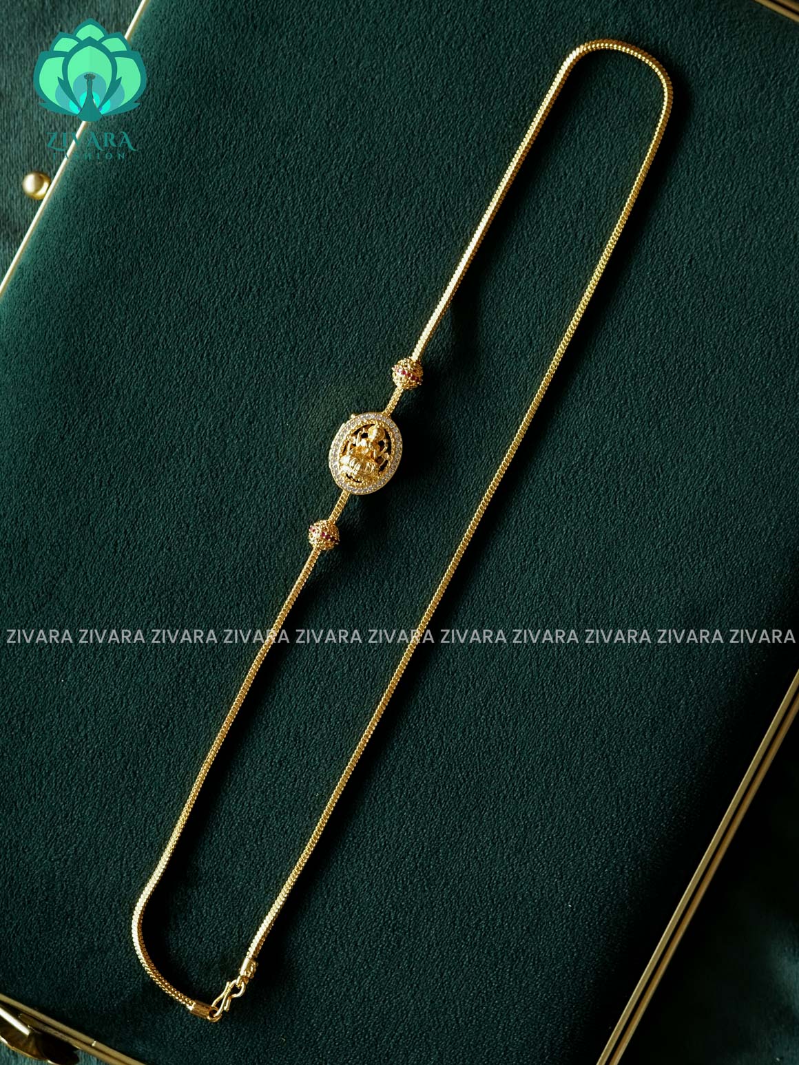 TRENDING MOGAPU CHAIN 24" - Traditional south indian premium neckwear - Zivara Fashion- latest jewellery design (Copy)