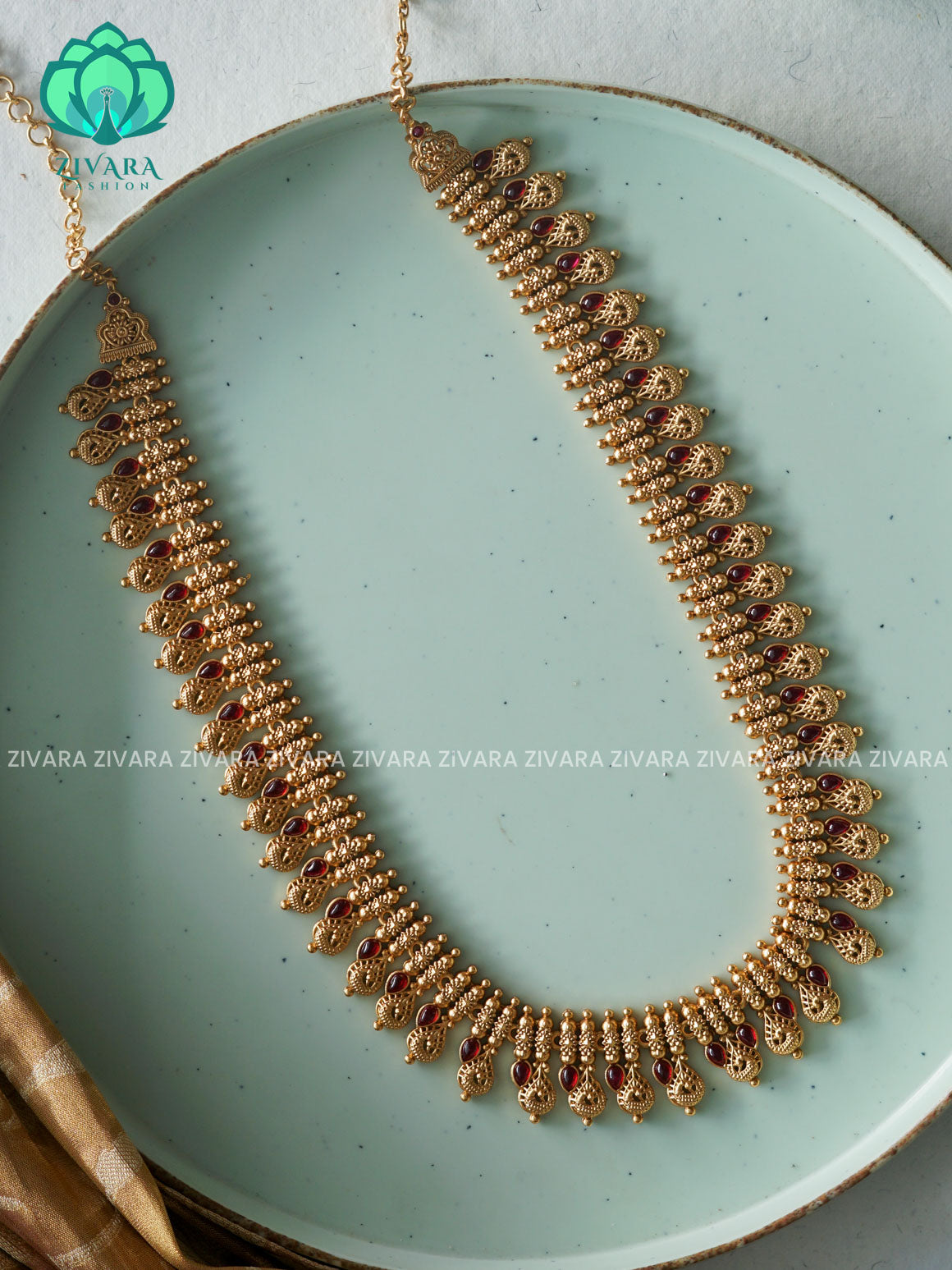 2 IN 1 HIPCHAIN CUM HAARAM - NORMAL MATTE Latest South indian budget friendly collection- Zivara FashioN