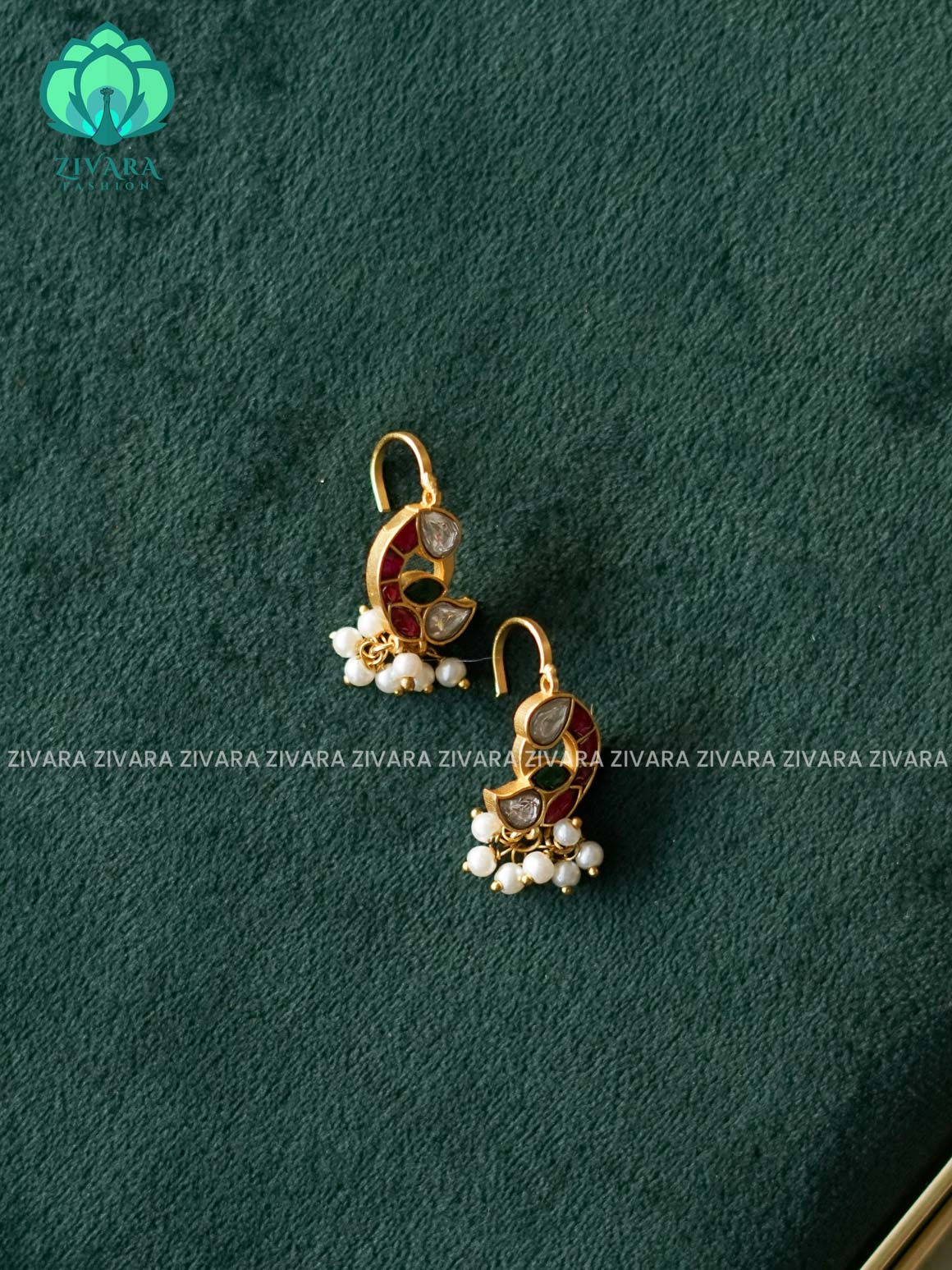 JADAU PEACOCK BUGADI - latest jewellery collection- zivara fashion