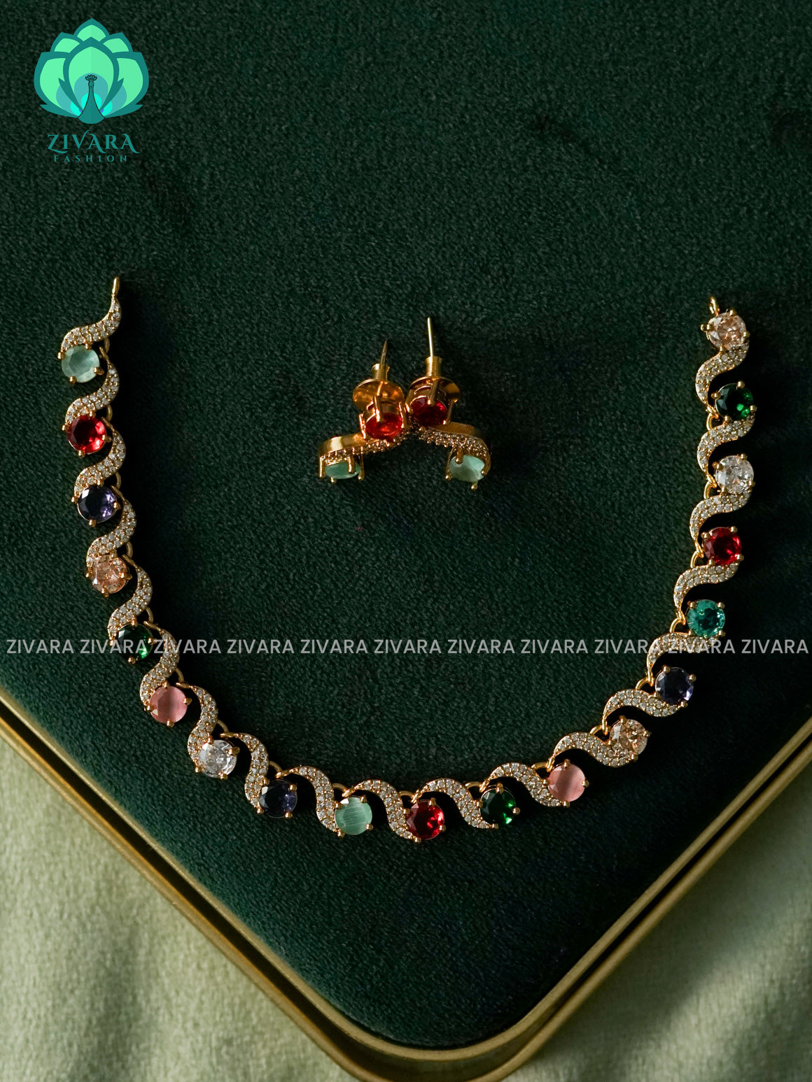 MULTICOLOUR - CIRCLE STYLISH - Trending  stylish and minimal elegant neckwear - Zivara Fashion