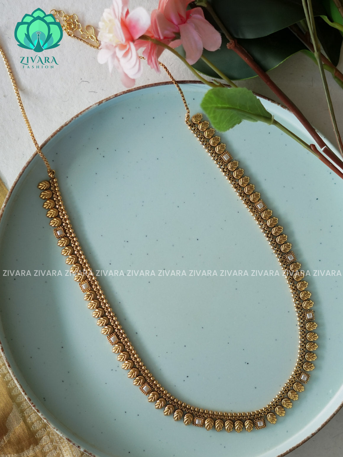 2 IN 1 HIPCHAIN CUM HAARAM - NORMAL MATTE Latest South indian budget friendly collection- Zivara FashioN