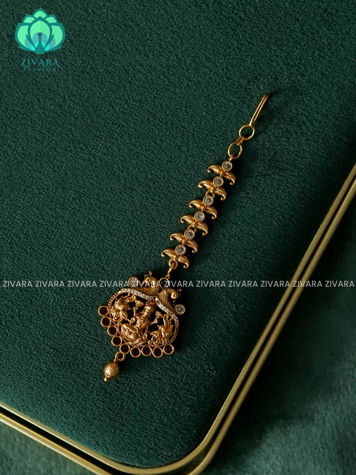 VINTAGE TIKKA/CHUTTI -  bridal head accessory- latest bridal collection - Zivara fashion