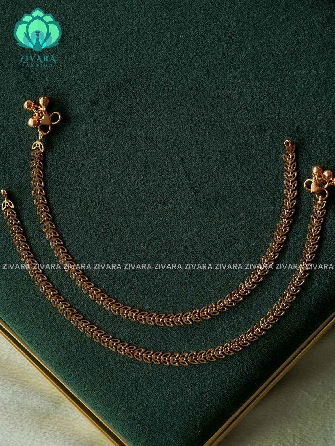 Trending 10 inch anklets for women- latest jewellery- ZIVARA FASHION