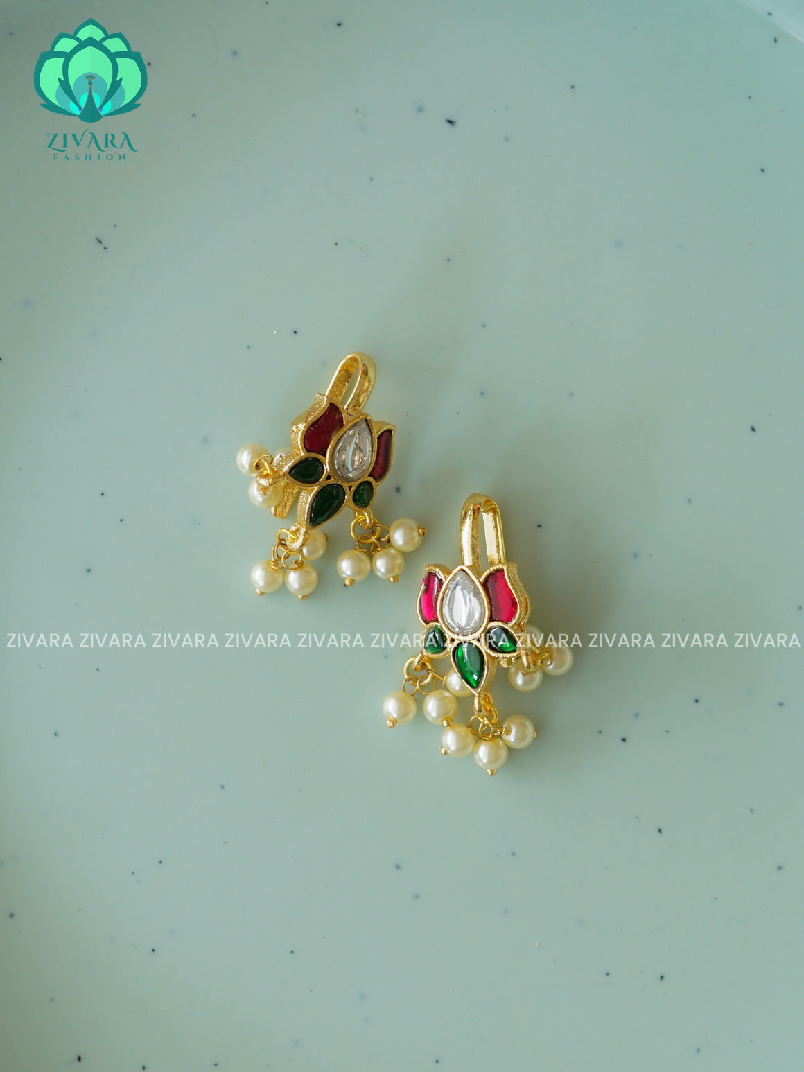 Jadau lotus bugadi  - latest jewellery collection- zivara fashion