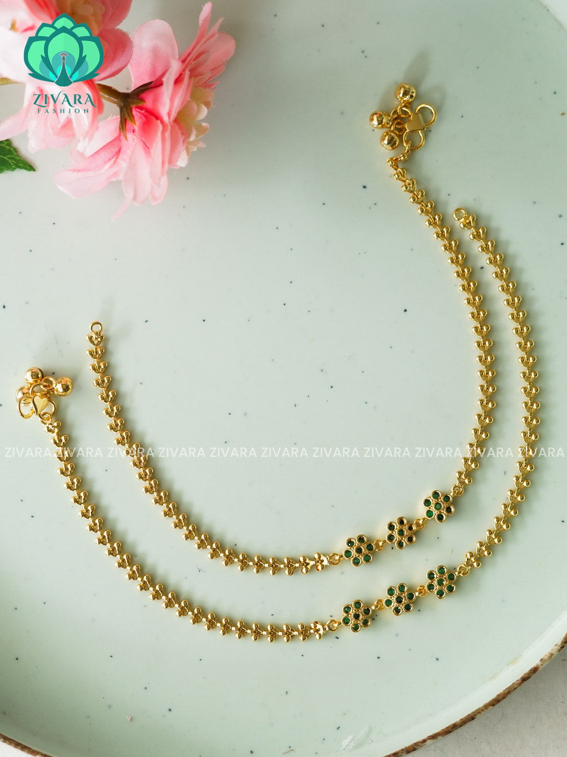 Trending 10 inch anklets for women- latest jewellery- ZIVARA FASHION