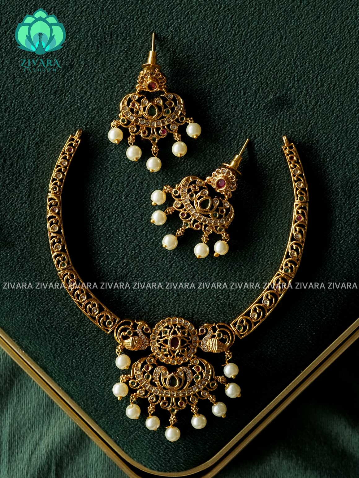 TRADITIONAL MOTIF FREE HASLI - stylish and minimal elegant neckwear- Zivara Fashion