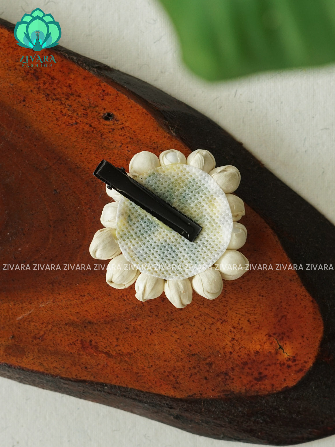 CROCODILE CLIP - TRENDING JASMINE LOOK ALIKE - REUSABLE HAIR ACCESSORIES-ZIVARA FASHION