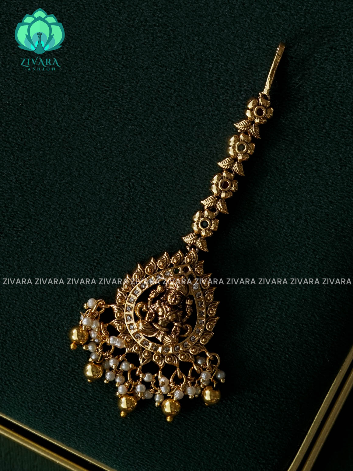 VINTAGE TIKKA/CHUTTI -  bridal head accessory- latest bridal collection - Zivara fashion