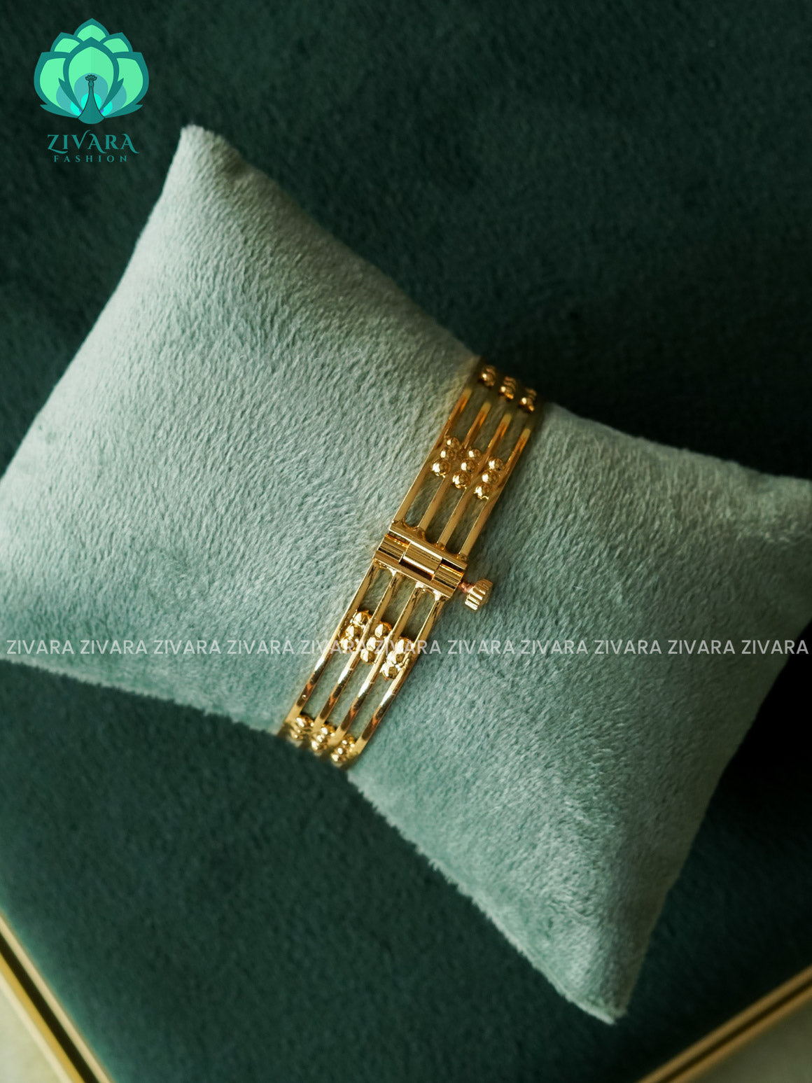 1 piece gold polish screw type  - Premium quality daily use bangles - Zivara fashion