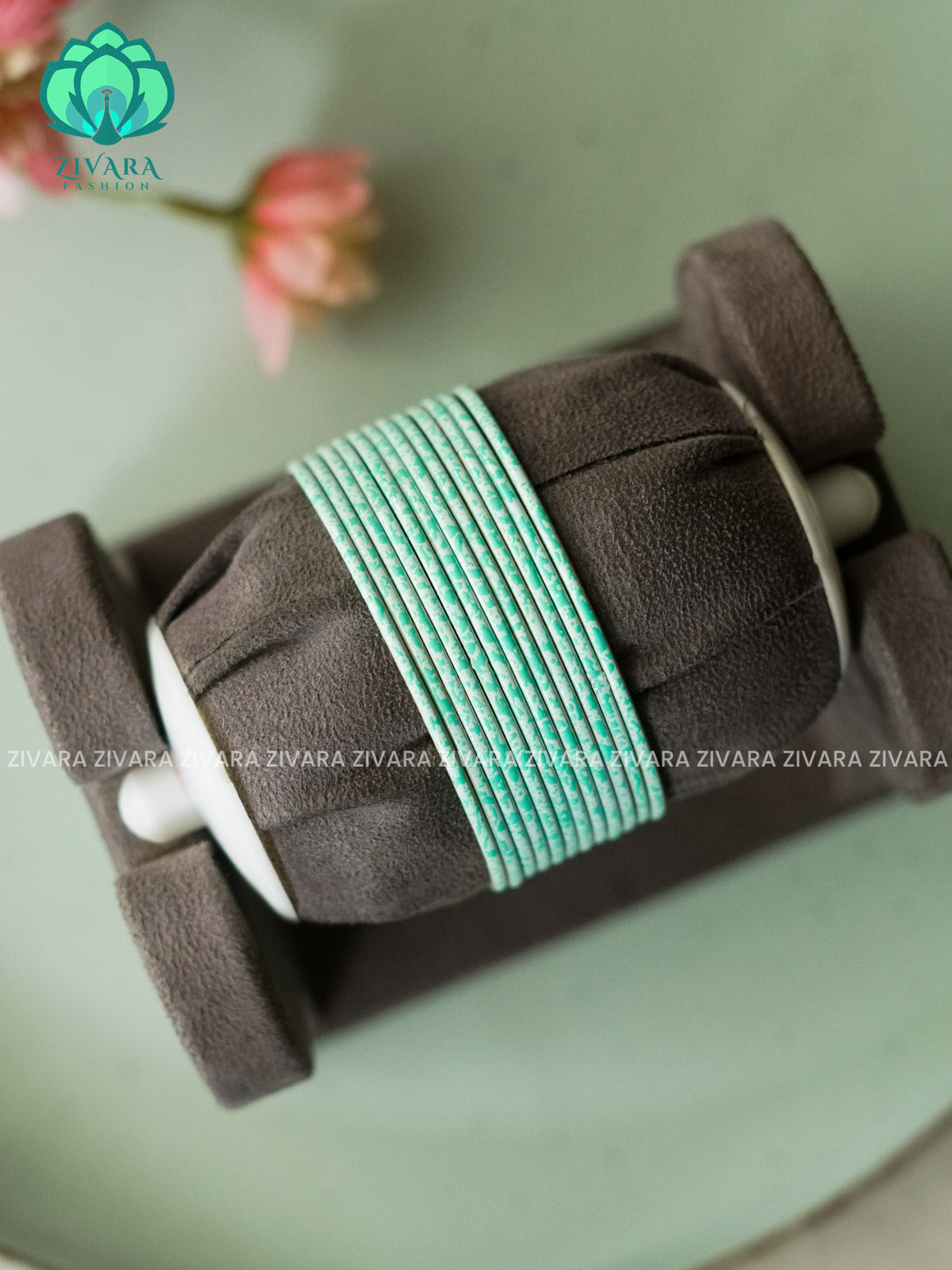 12 PIECE MARBLE FINISH COLOURFUL METAL BANGLES - latest jewellery collection- Zivara Fashion