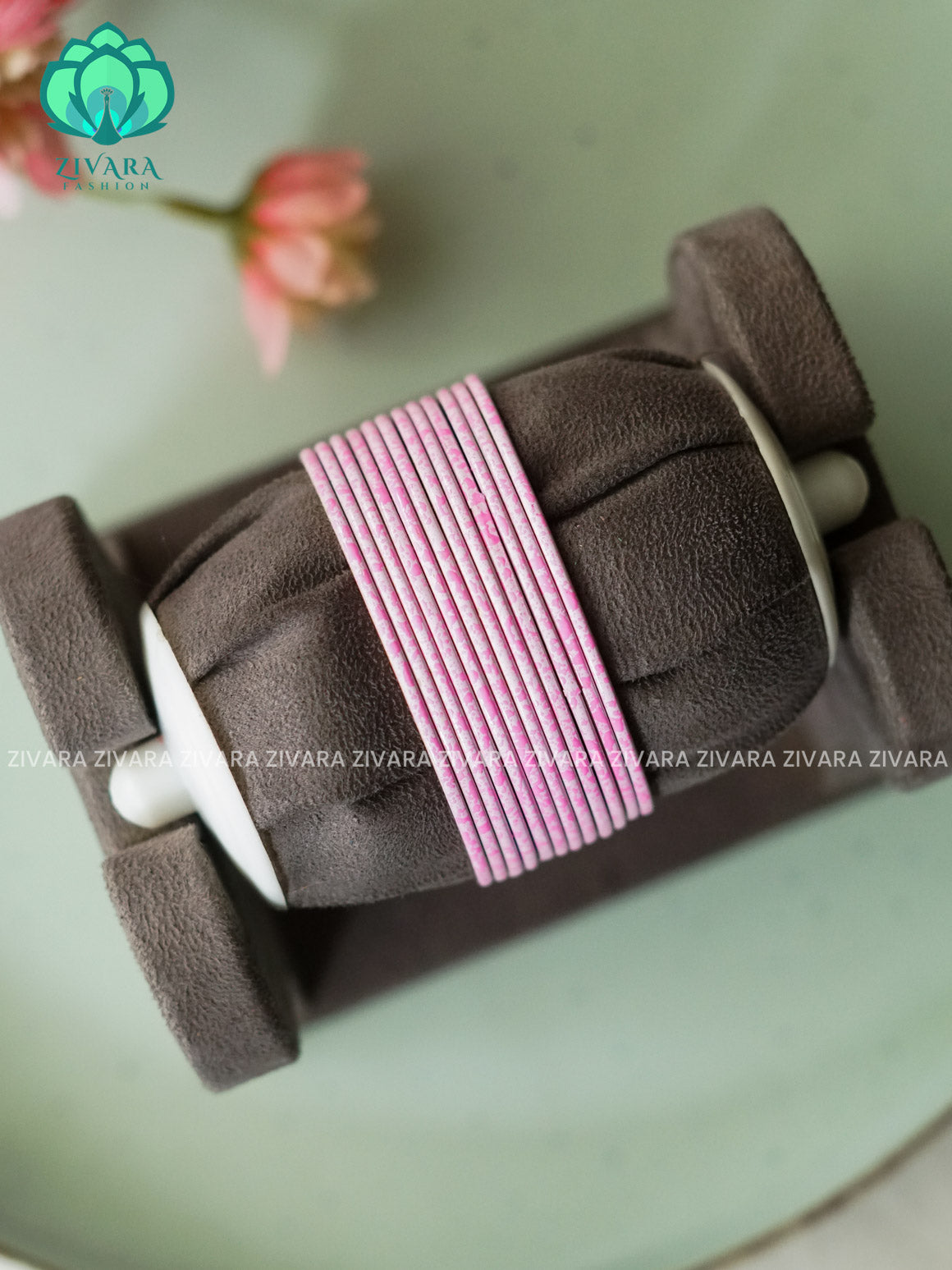 12 PIECE MARBLE FINISH COLOURFUL METAL BANGLES - latest jewellery collection- Zivara Fashion