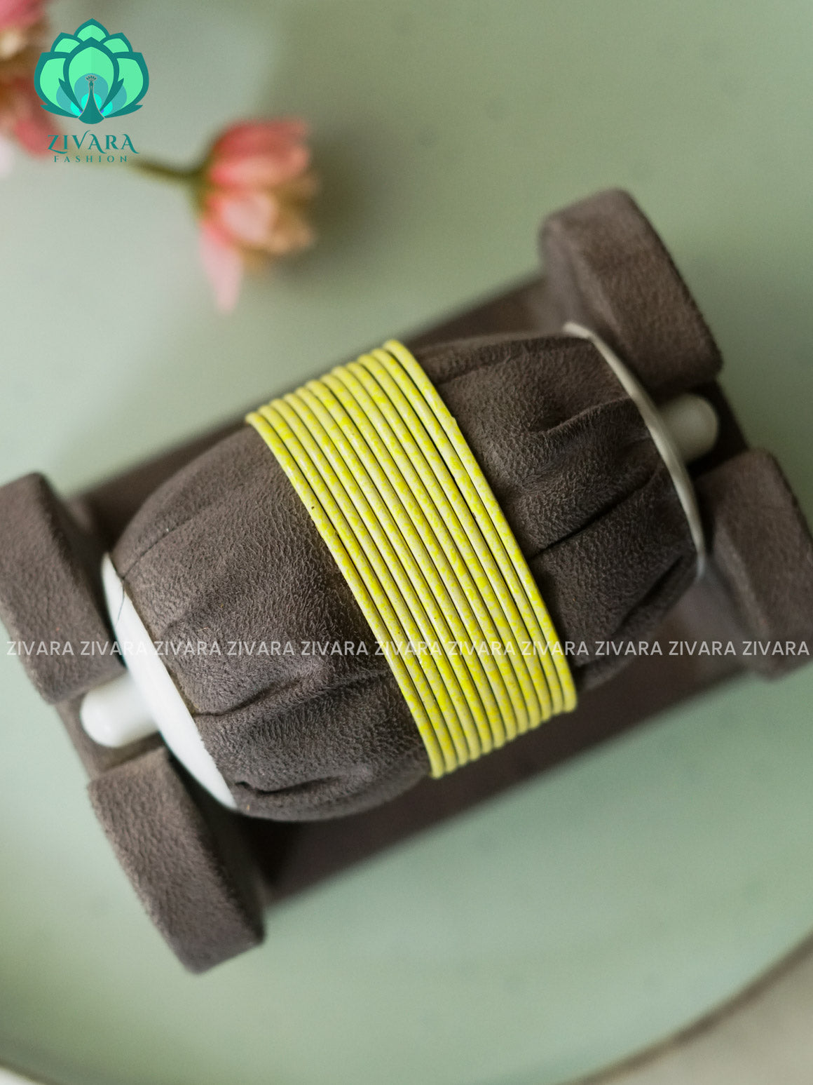 12 PIECE MARBLE FINISH COLOURFUL METAL BANGLES - latest jewellery collection- Zivara Fashion