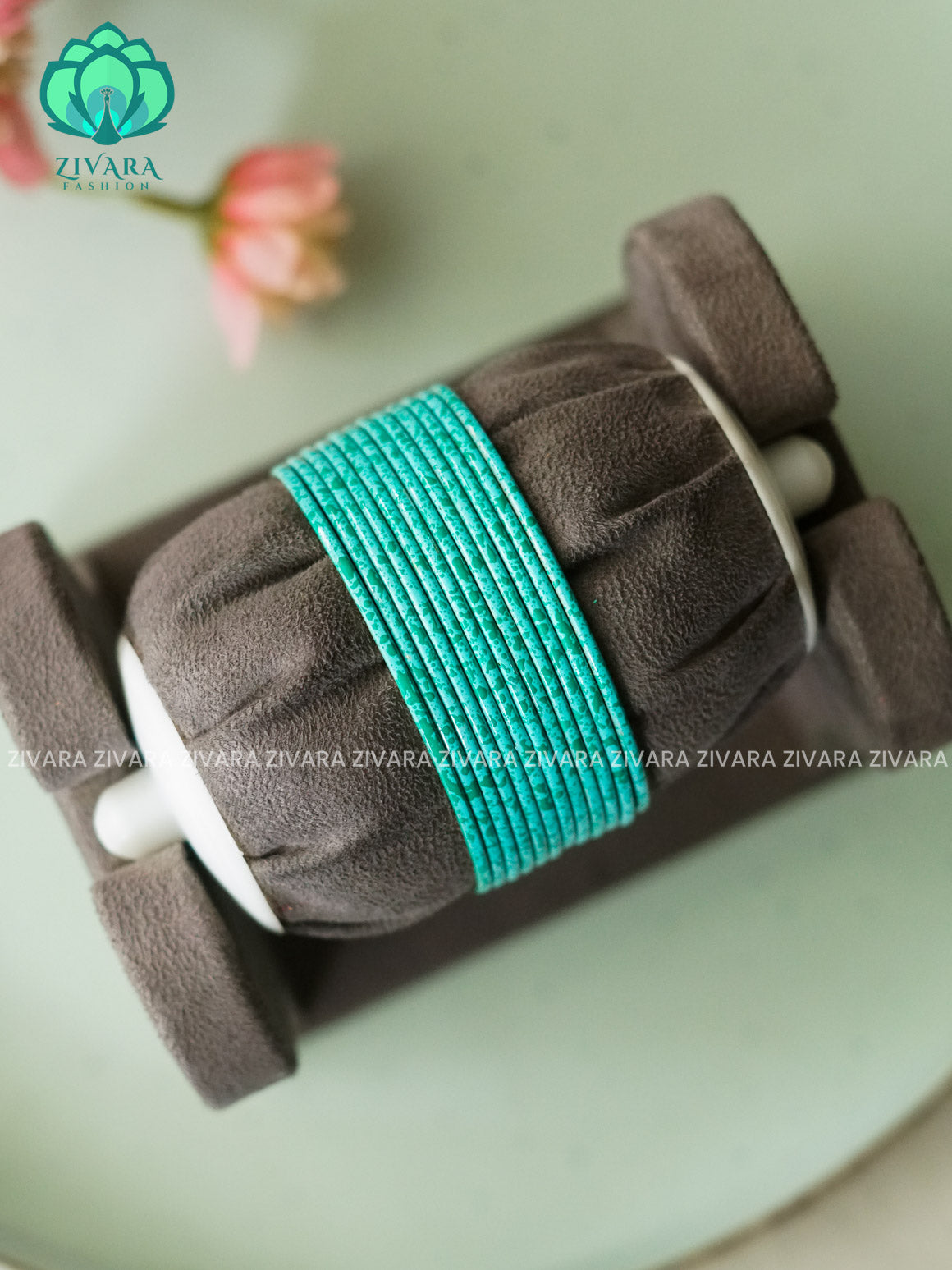 12 PIECE MARBLE FINISH COLOURFUL METAL BANGLES - latest jewellery collection- Zivara Fashion