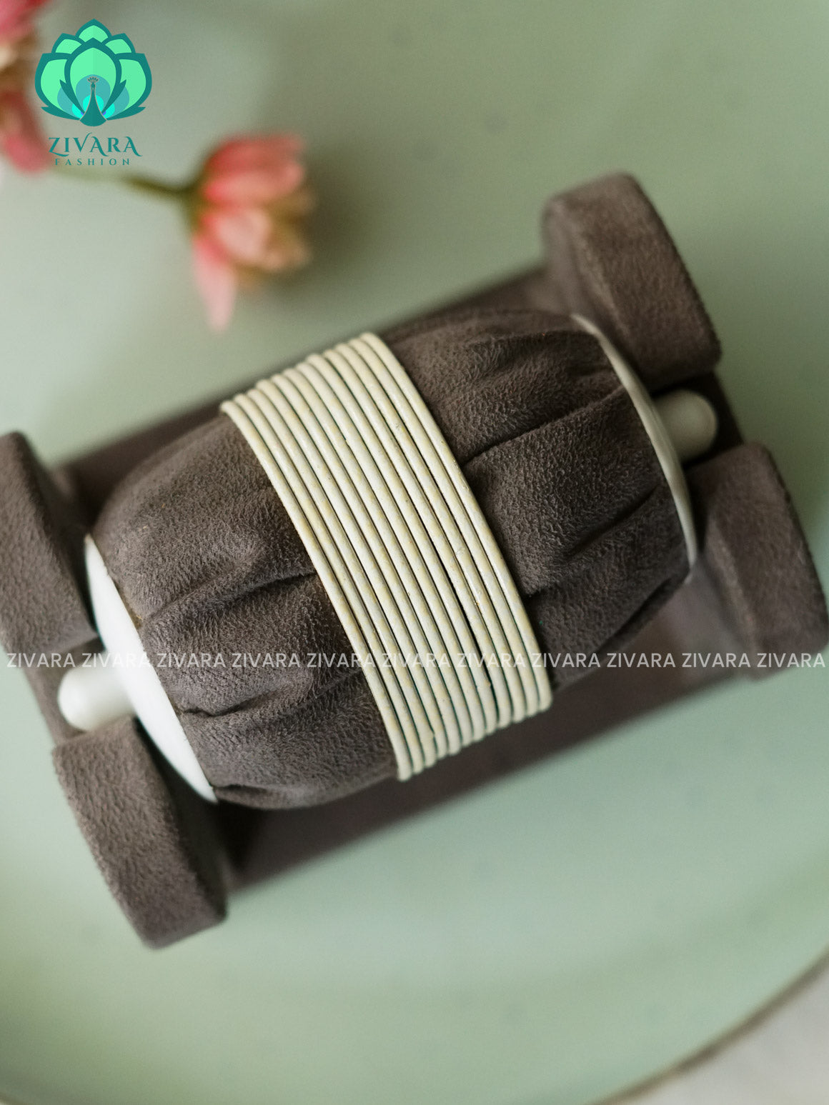 12 PIECE MARBLE FINISH COLOURFUL METAL BANGLES - latest jewellery collection- Zivara Fashion