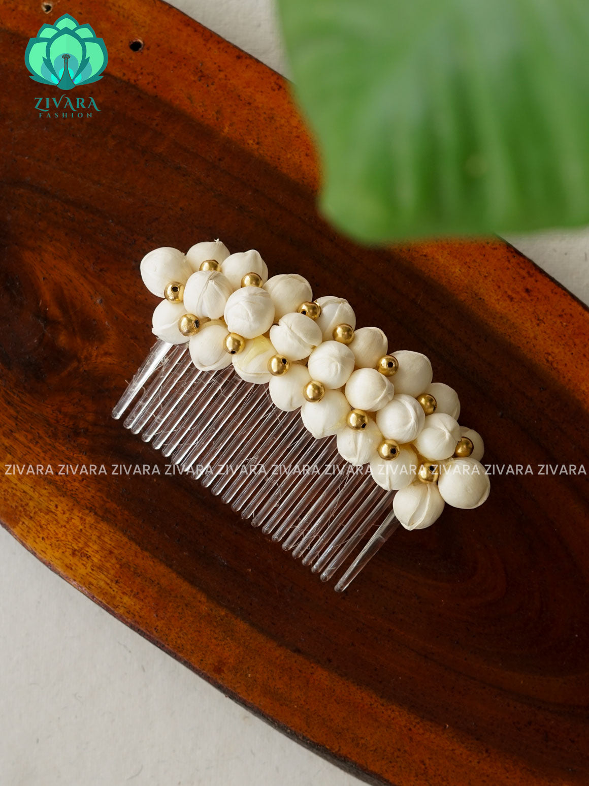 5 INCH COMB- TRENDING JASMINE LOOK ALIKE - REUSABLE HAIR ACCESSORIES-ZIVARA FASHION