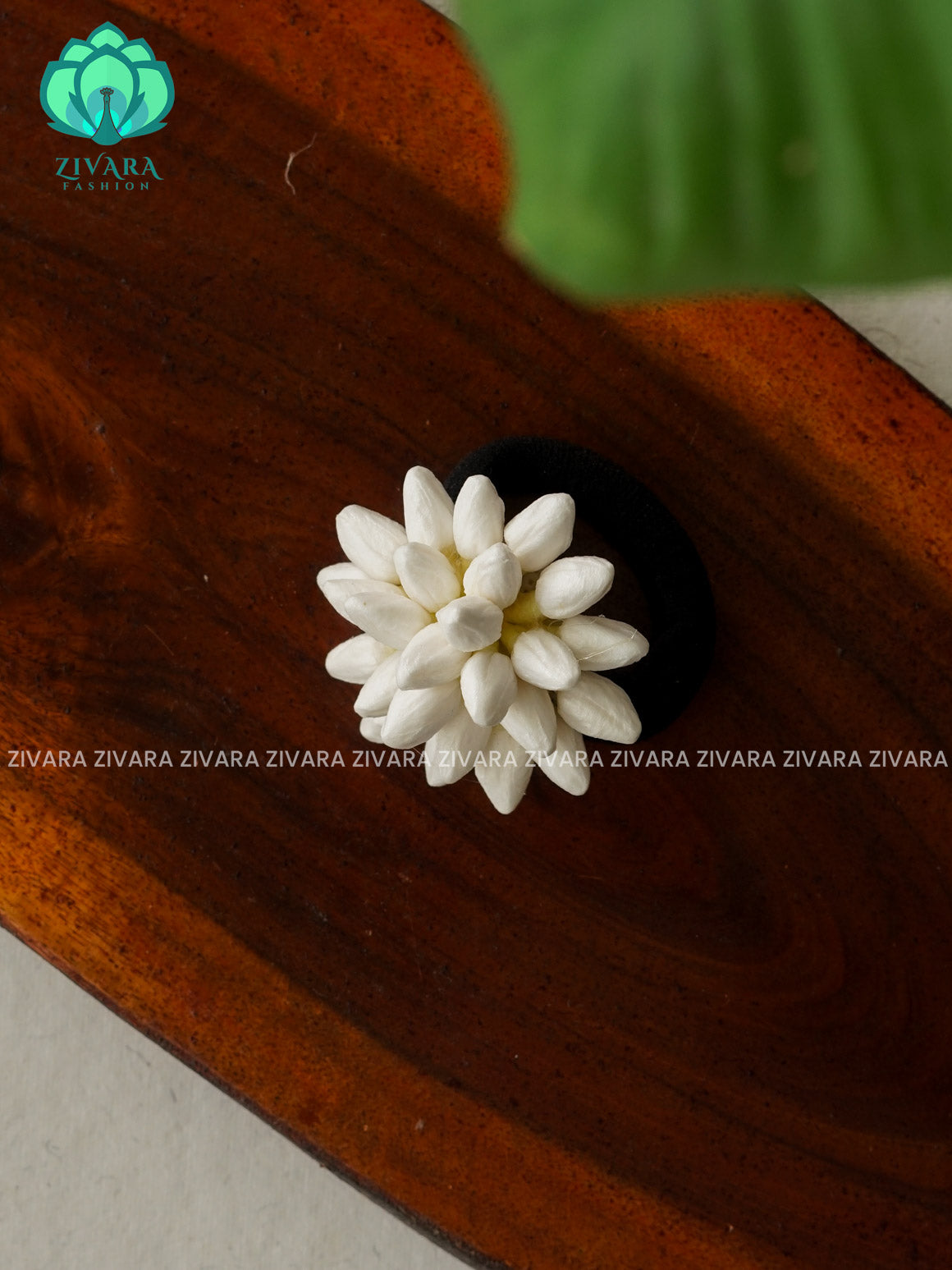 RUBBER BAND - PREMIUM TRENDING JASMINE LOOK ALIKE - REUSABLE HAIR ACCESSORIES-ZIVARA FASHION