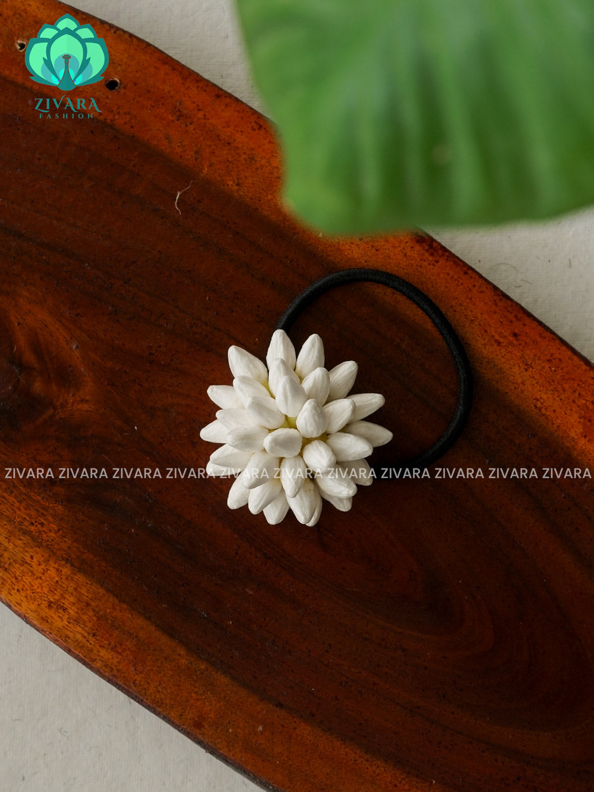 RUBBER BAND - PREMIUM TRENDING JASMINE LOOK ALIKE - REUSABLE HAIR ACCESSORIES-ZIVARA FASHION