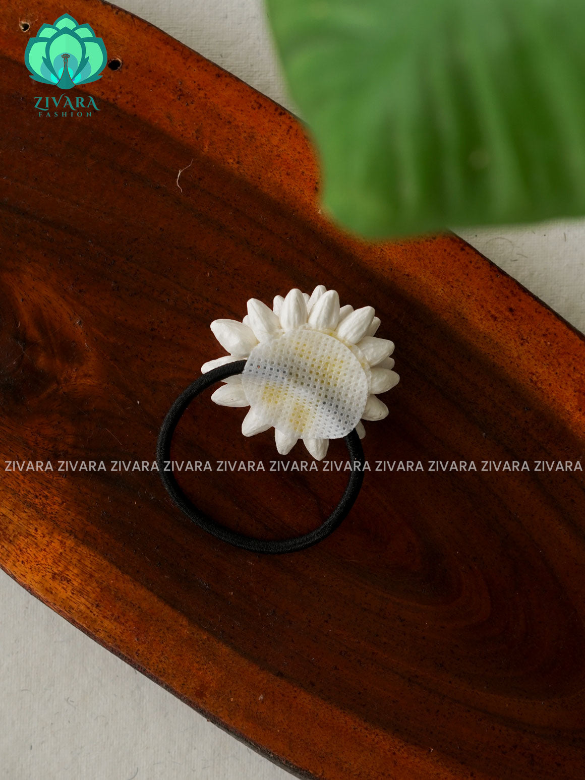 RUBBER BAND - PREMIUM TRENDING JASMINE LOOK ALIKE - REUSABLE HAIR ACCESSORIES-ZIVARA FASHION