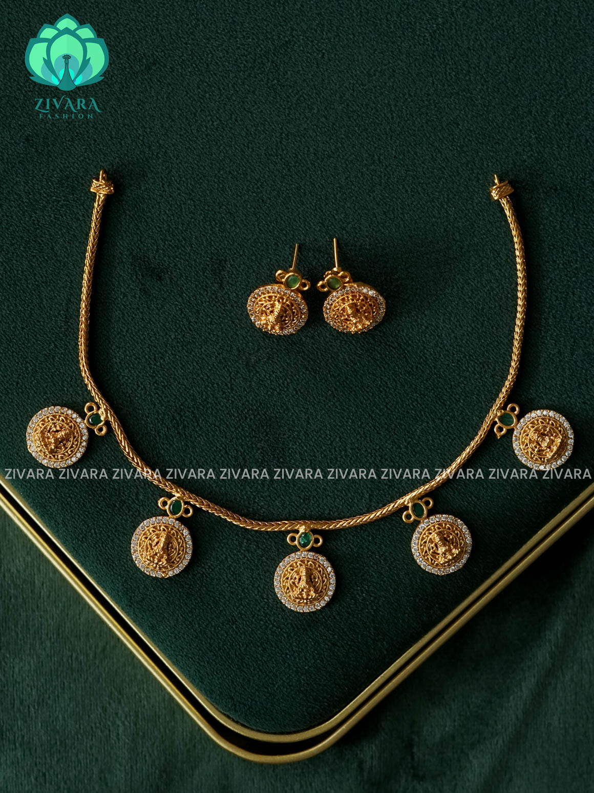 LAKSHMI  -Traditional south indian premium neckwear - Zivara Fashion- latest jewellery design