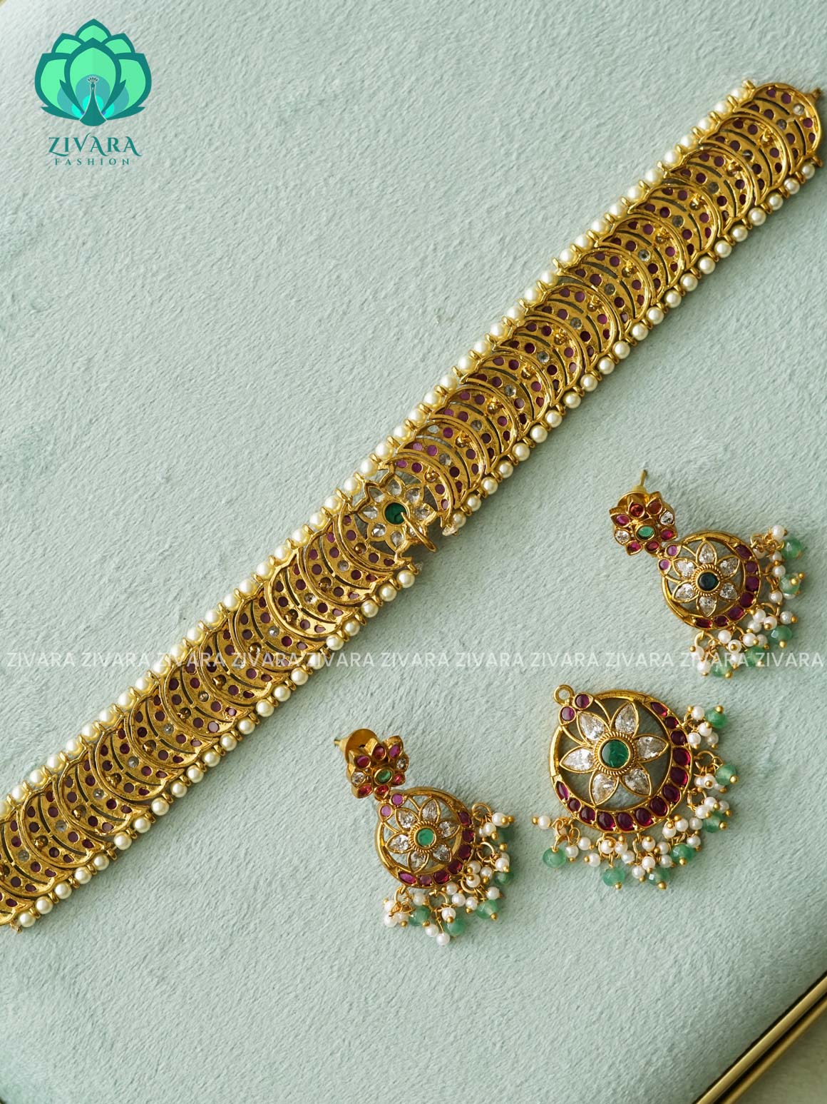 Trending SIMPLE CHOKER With Removable Pendant - Premium finish- Zivara Fashion