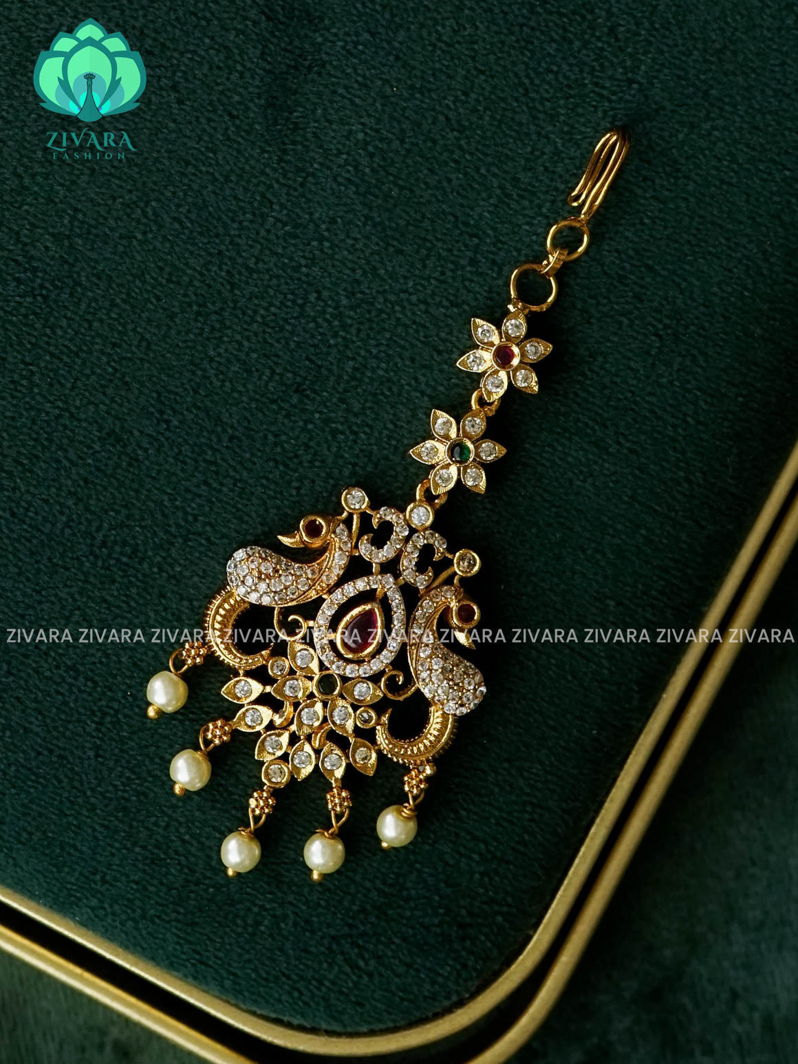 PEACOCK -  bridal head accessory- latest bridal collection - Zivara fashion