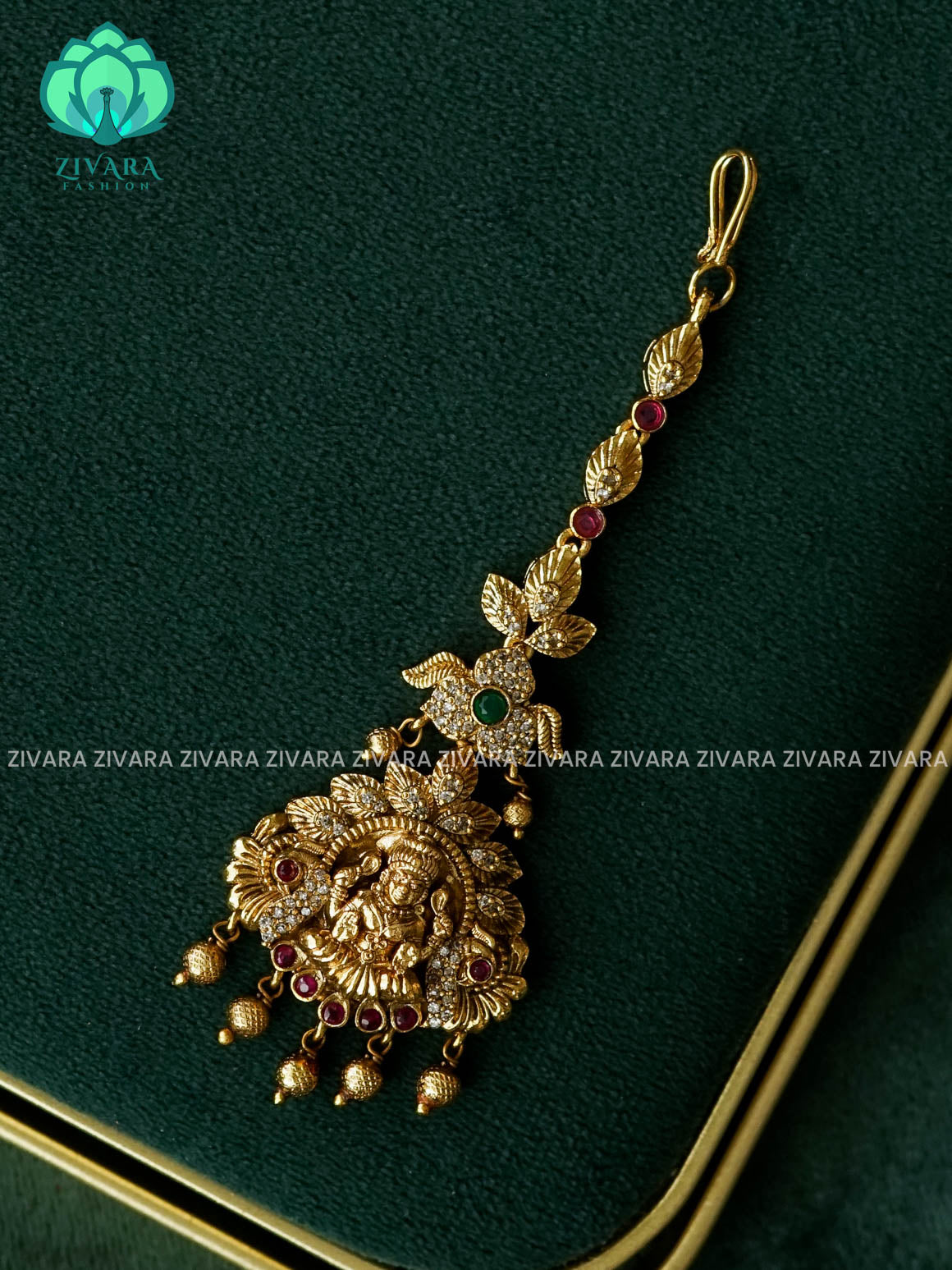 TEMPLE TIKKA -  bridal head accessory- latest bridal collection - Zivara fashion