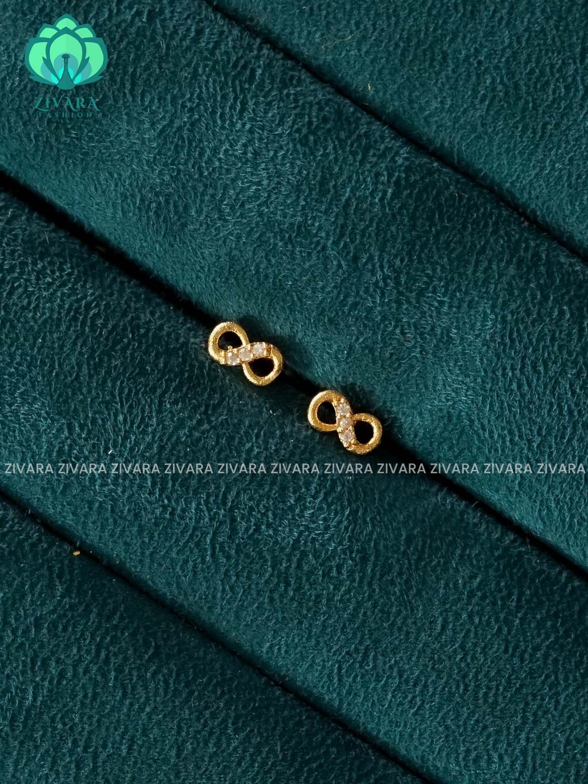 ZYRA- Infinity -VERY SMALL SIZE MULTI USAGE SCREW TYPE STUDS  - latest jewellery collection- zivara fashion