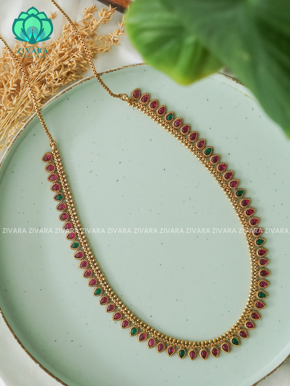 2 IN 1 HIPCHAIN CUM HAARAM - NORMAL MATTE Latest South indian budget friendly collection- Zivara FashioN