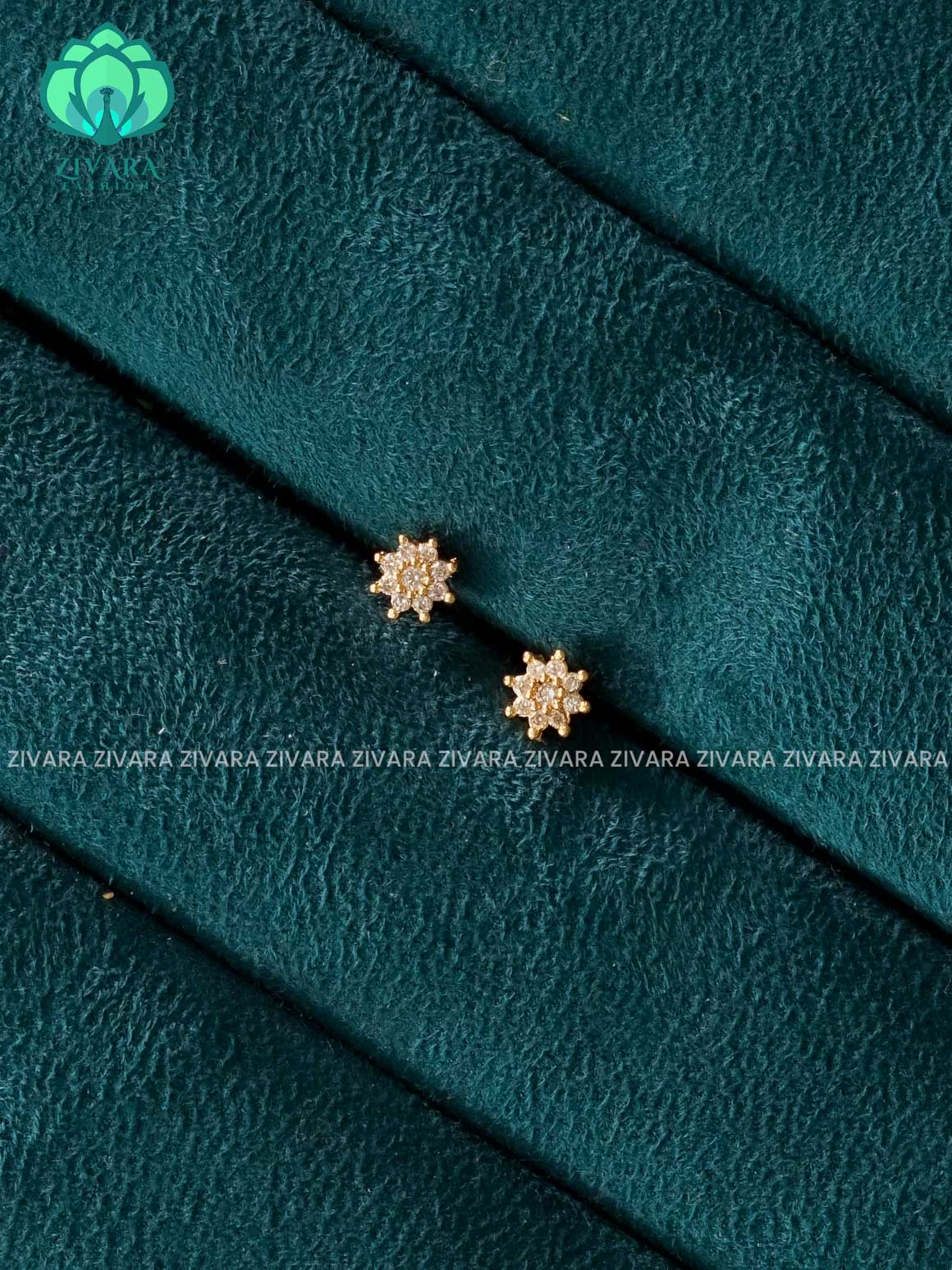 ZYRA- Star-VERY SMALL SIZE MULTI USAGE SCREW TYPE STUDS  - latest jewellery collection- zivara fashion