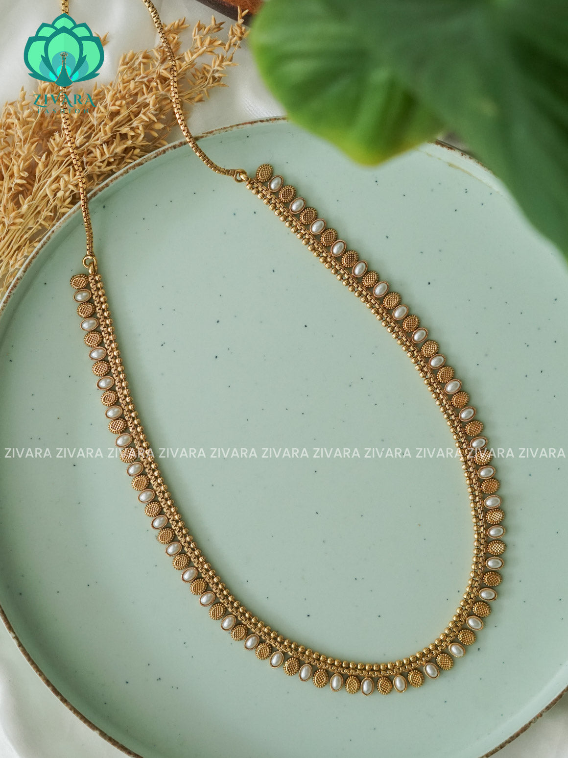 2 IN 1 HIPCHAIN CUM HAARAM - NORMAL MATTE Latest South indian budget friendly collection- Zivara FashioN