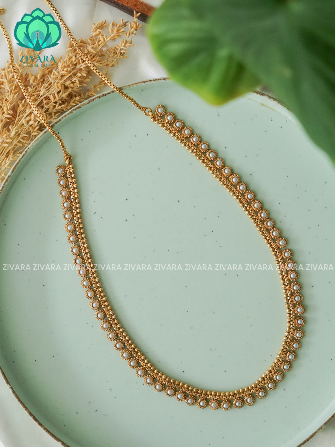 2 IN 1 HIPCHAIN CUM HAARAM - NORMAL MATTE Latest South indian budget friendly collection- Zivara FashioN (Copy)