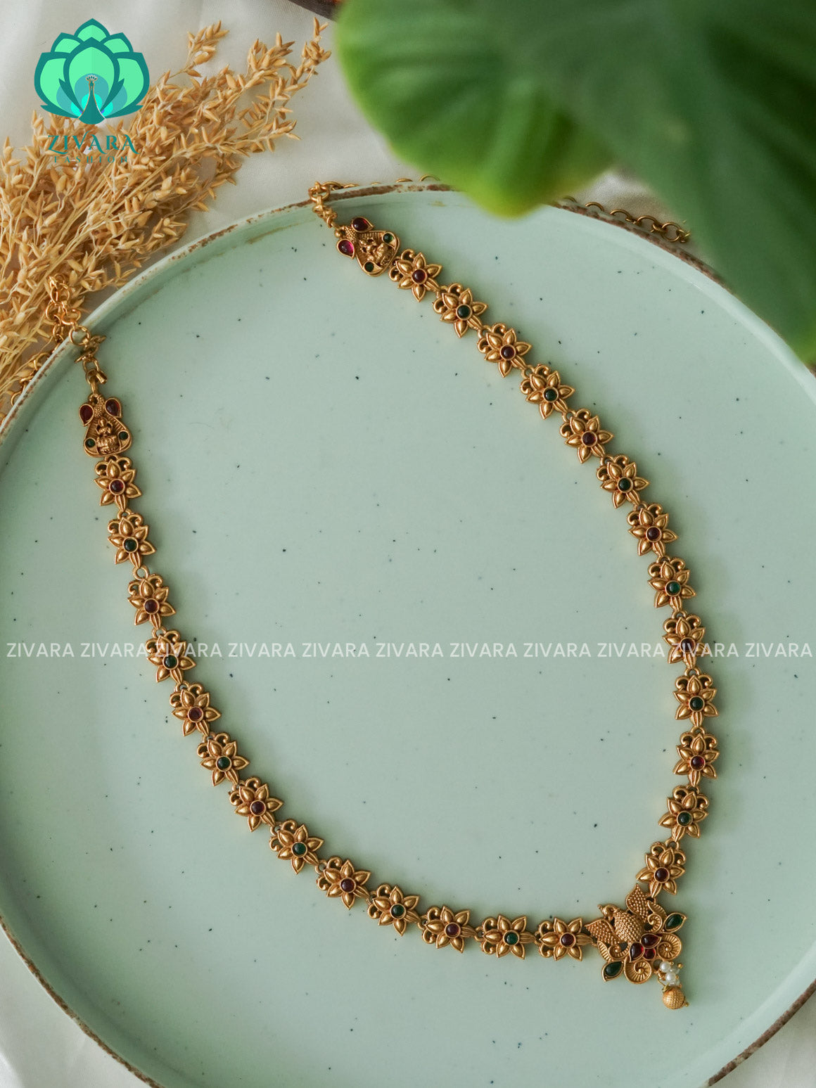 2 IN 1 HIPCHAIN CUM HAARAM - NORMAL MATTE Latest South indian budget friendly collection- Zivara FashioN
